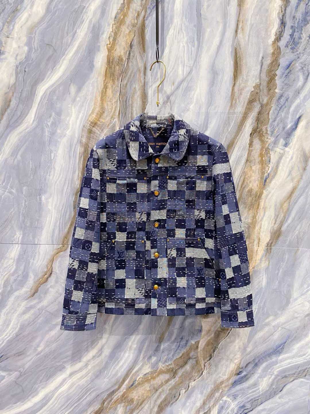 LV Damier Denim Workwear Blouson