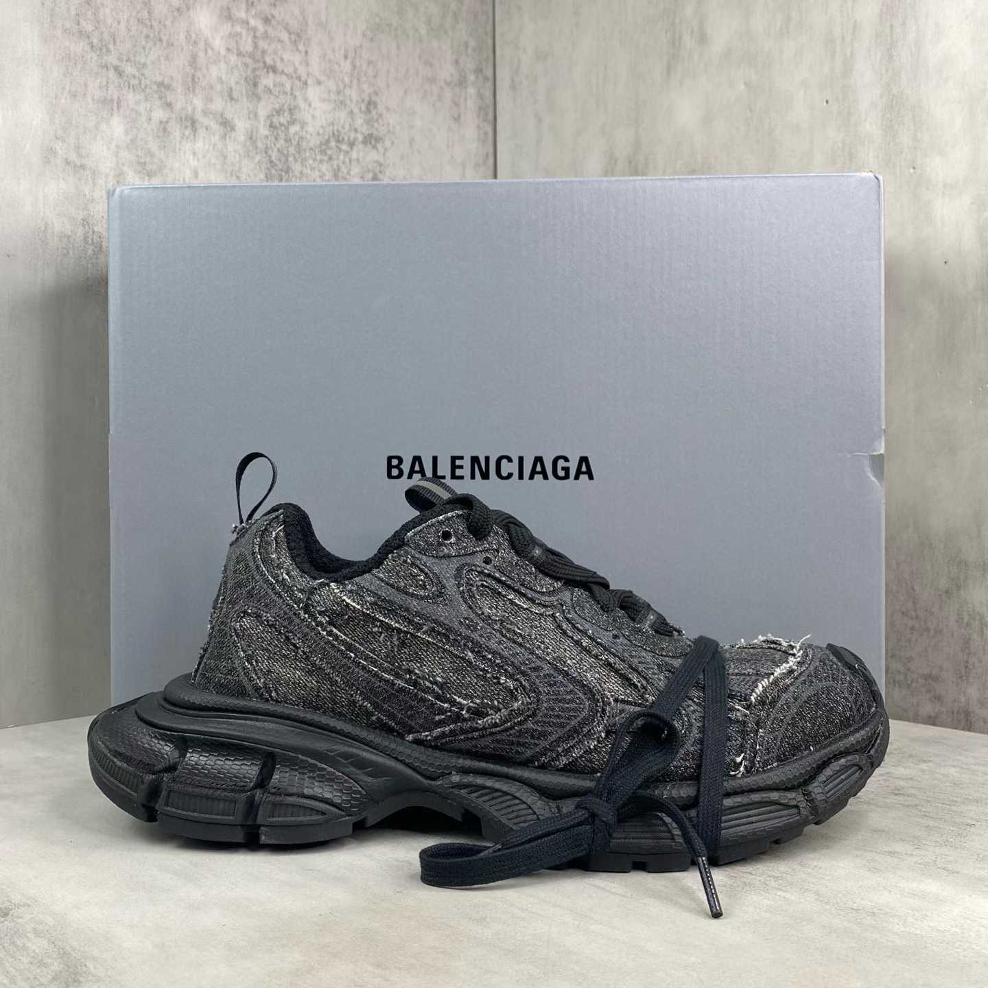 Balenciaga 3XL sneaker in a black distressed finish