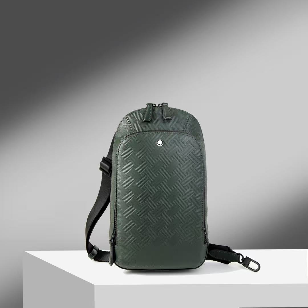 Montblanc Extreme 3.0 sling bag in noisette leather