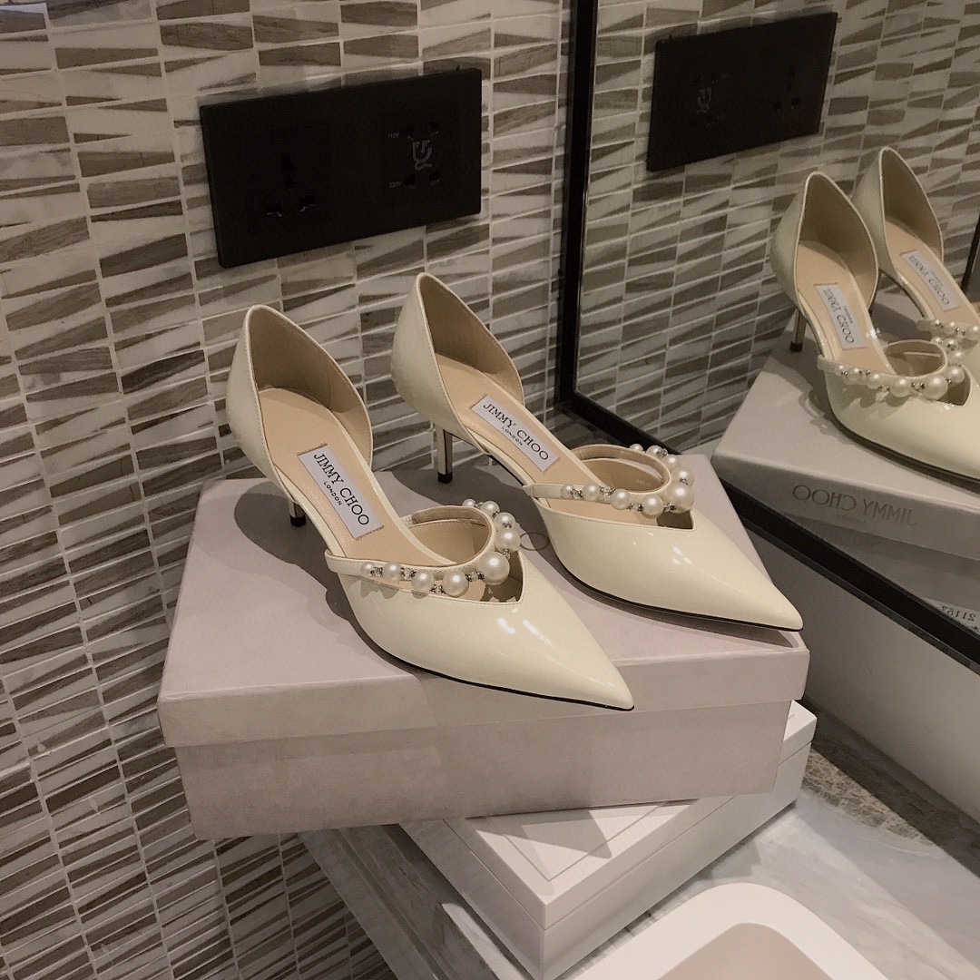 Jimmy Choo Amel 50 crystal-embellished mesh and liquid metal leather slingback pump in light gold