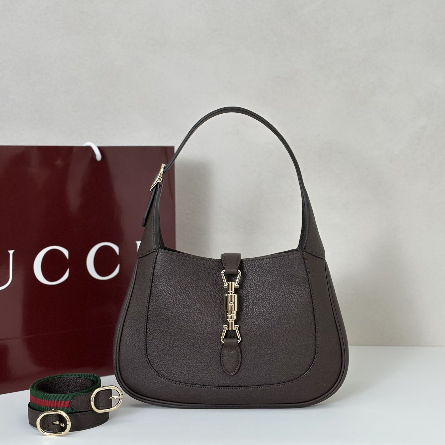 Gucci Jackie 1961 shoulder bag brown