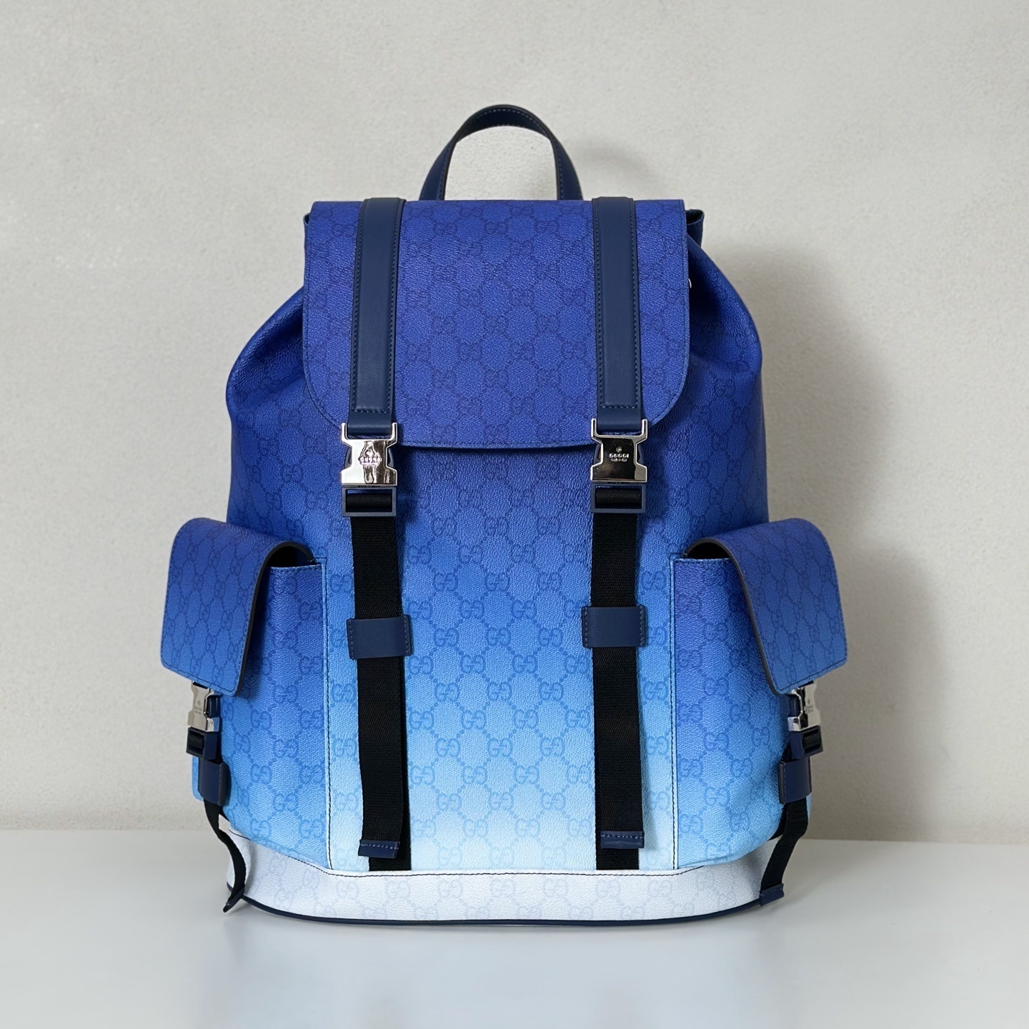 Gucci Chroma large backpack in gradient blue fabric
