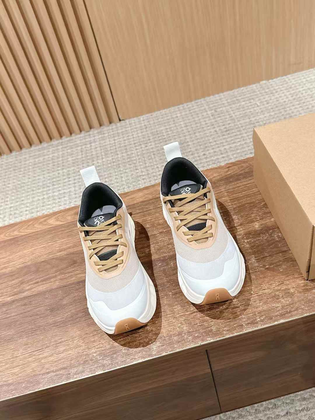 Loewe x On Running Cloudtilt 2 'Tan White Gum' lifestyle sneakers