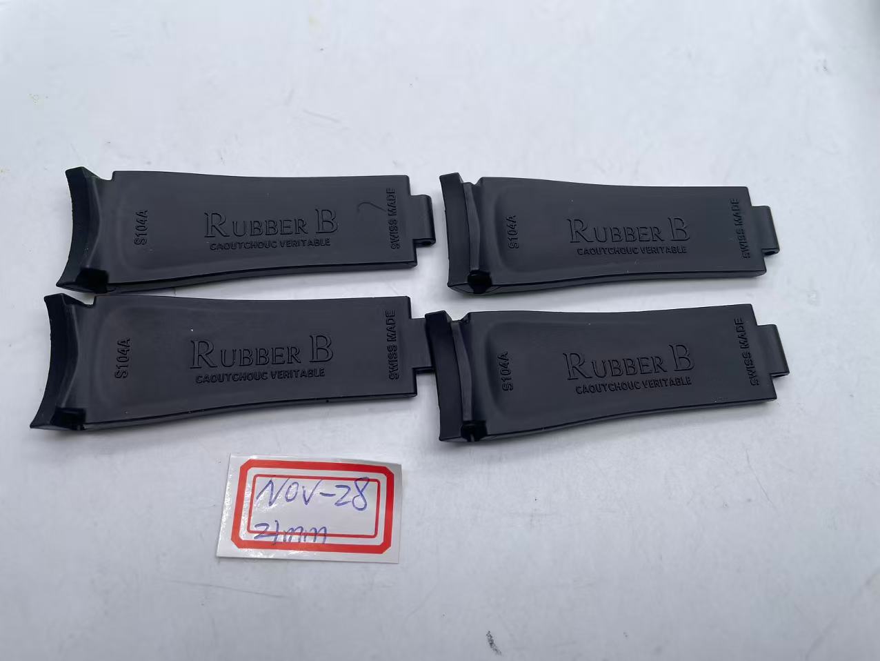 Rubber Strap 21mm black