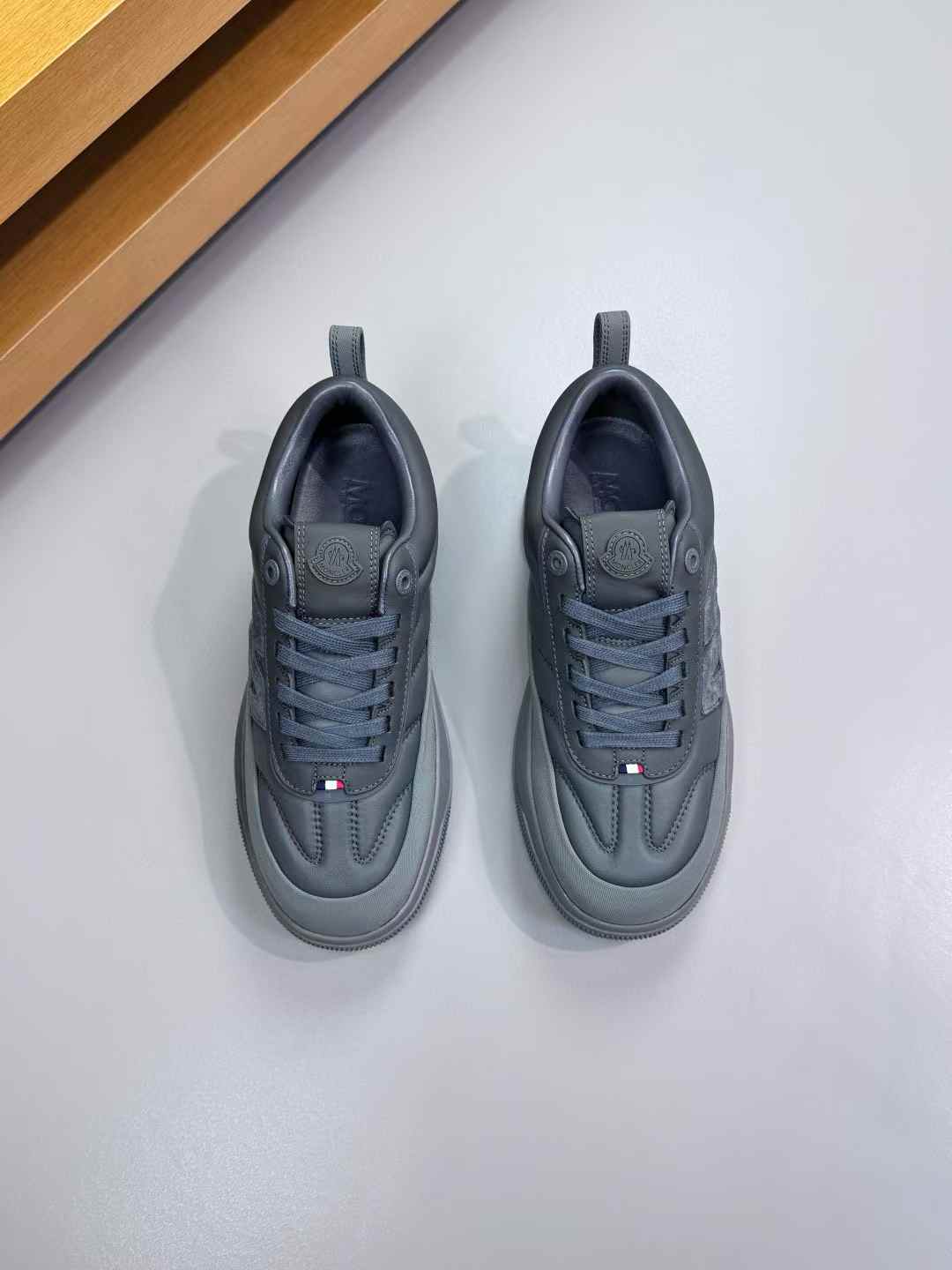 Moncler Altive nubuck and suede trainers