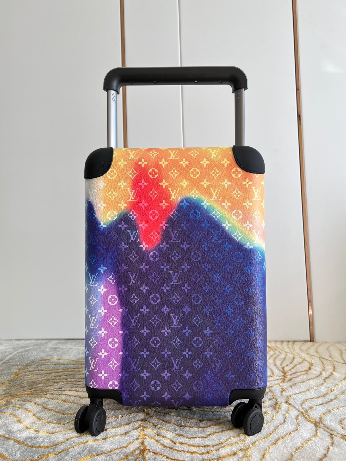 LV Horizon 55 carry-on bag in Sunset Monogram multicolor coated canvas