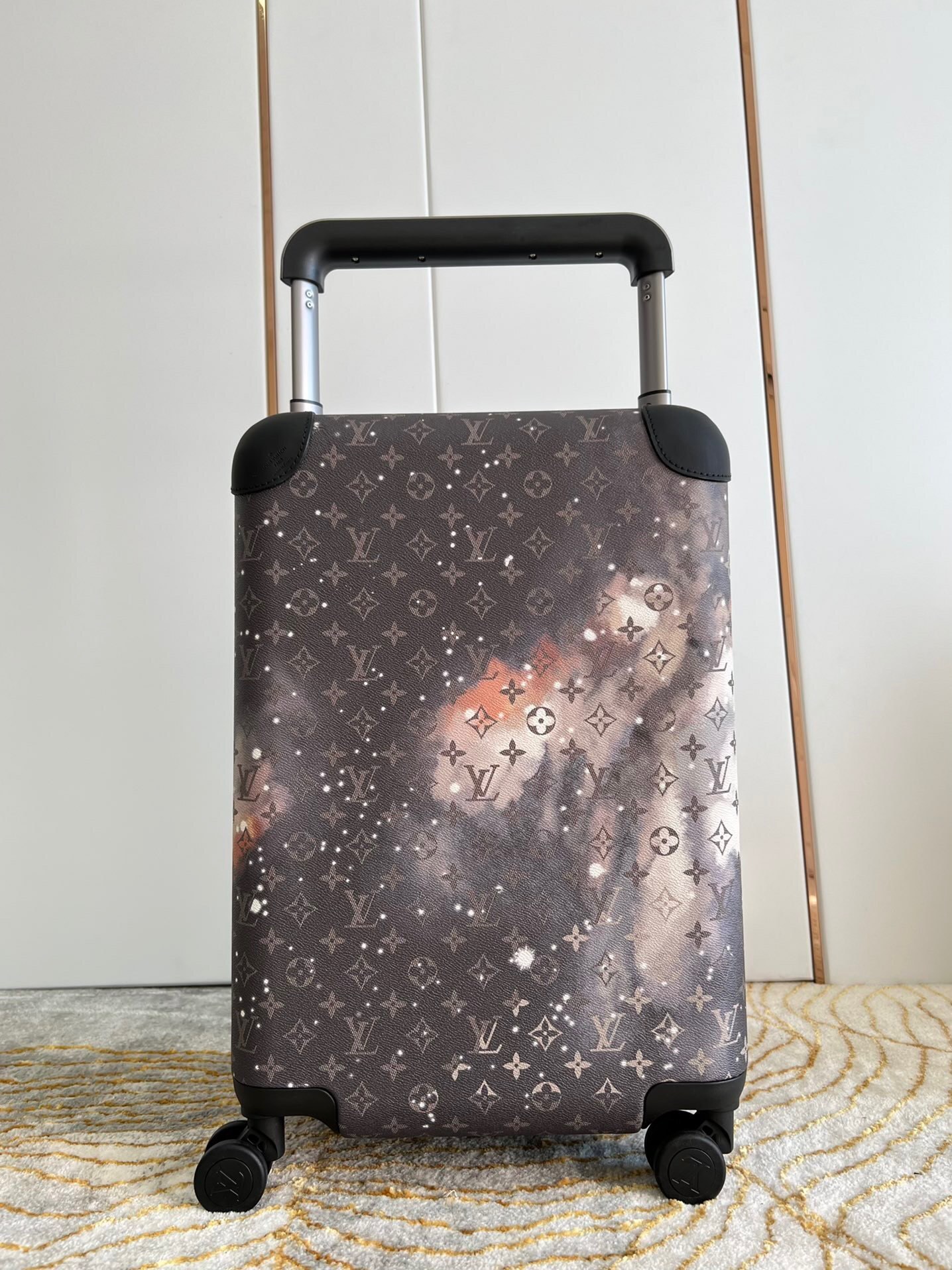 LV Horizon 55 rolling luggage in Monogram Eclipse Galaxy canvas