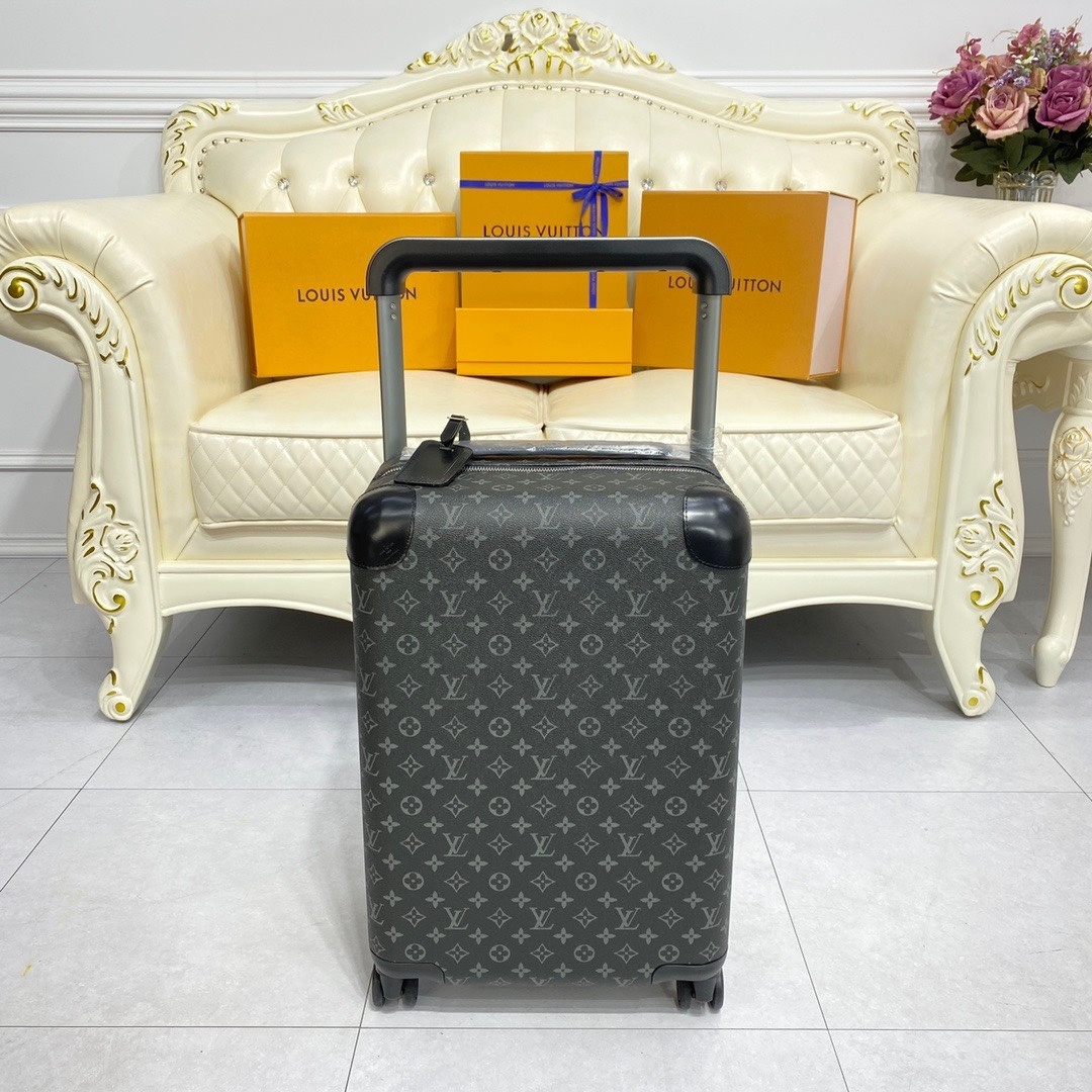 LV Horizon 55 rolling suitcase in Monogram Eclipse canvas