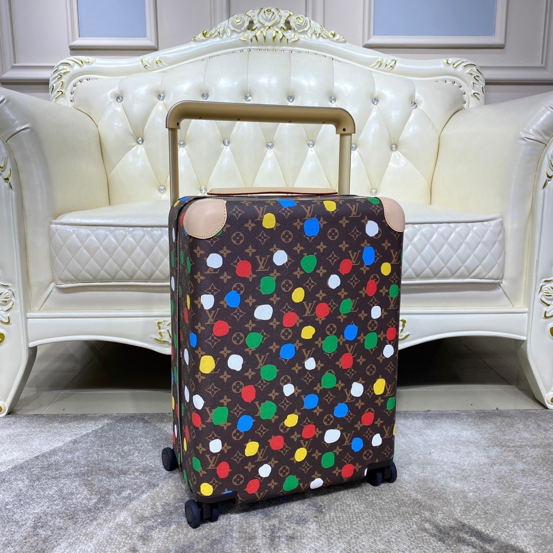 LV x ayoi Kusama Horizon 55 Monogram Multicolor suitcase