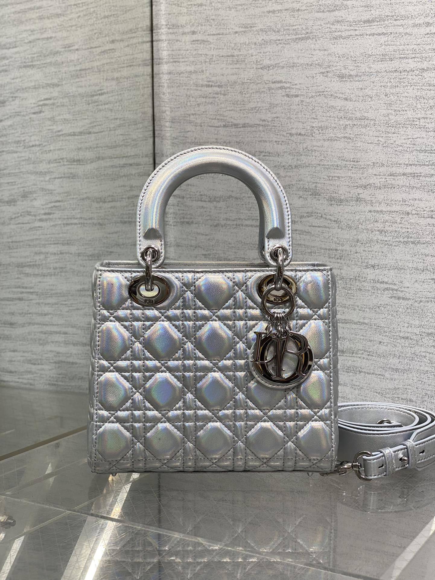 Dior Lambskin Cannage Shoulder Bag