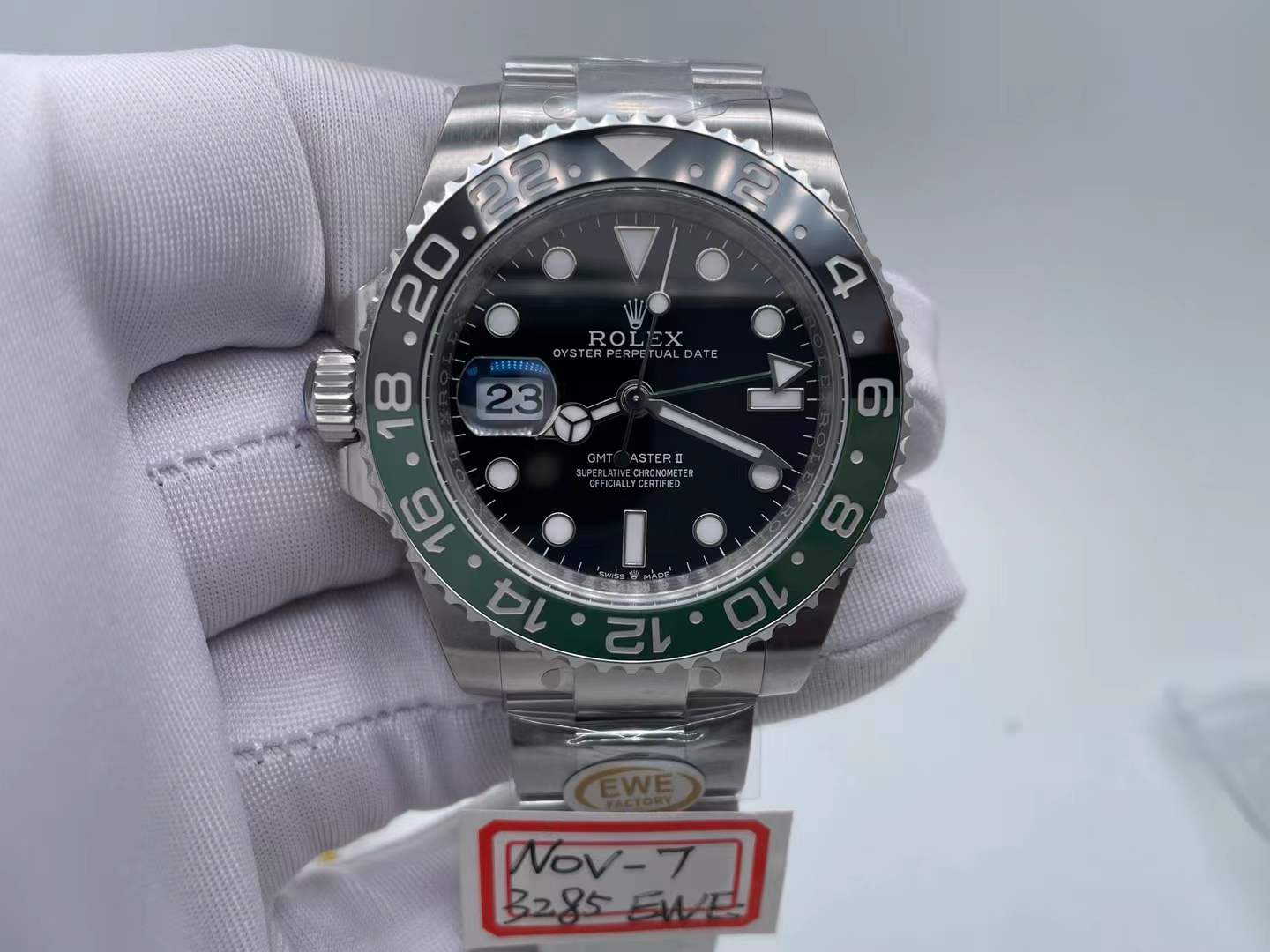 ROLGMT0342B -GMT II 126720VTNR OyS SSISS BIk EWE EWE3285 $398