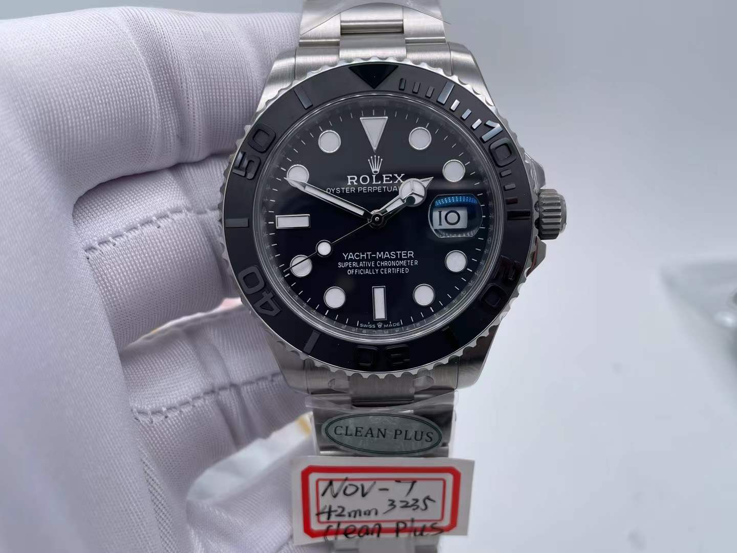 ROLYM270 - YachtMaster 226627 42mm TI/TI Blk Clean Plus DD3235 $588