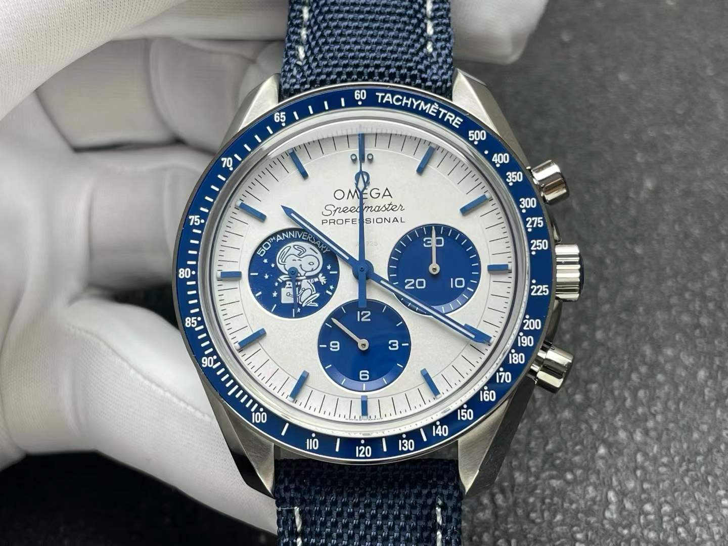 Omega Speedmaster "Silver Snoopy Award" 50th Anniversary watch