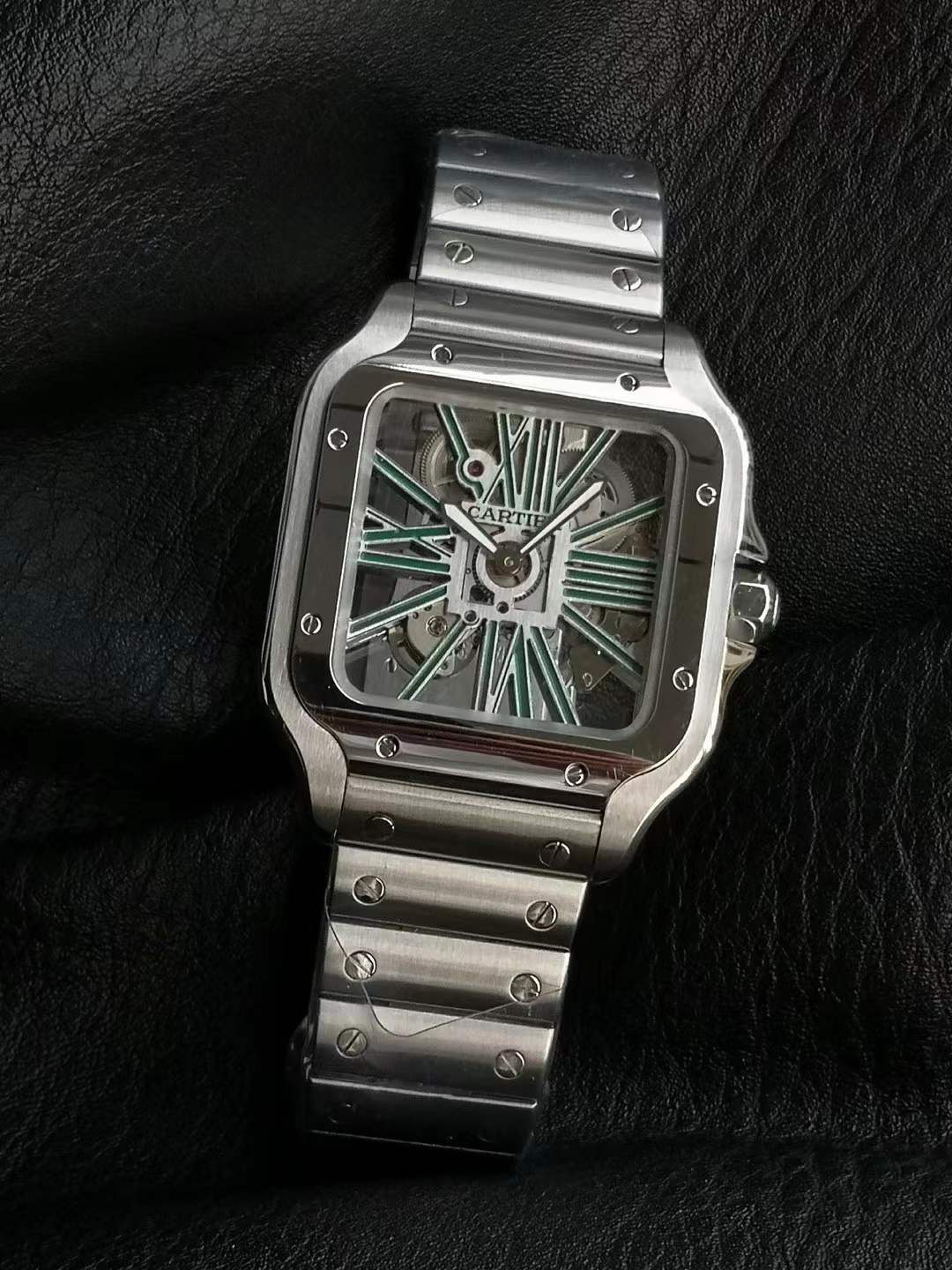 Cartier Santos de Cartier Skeleton watch