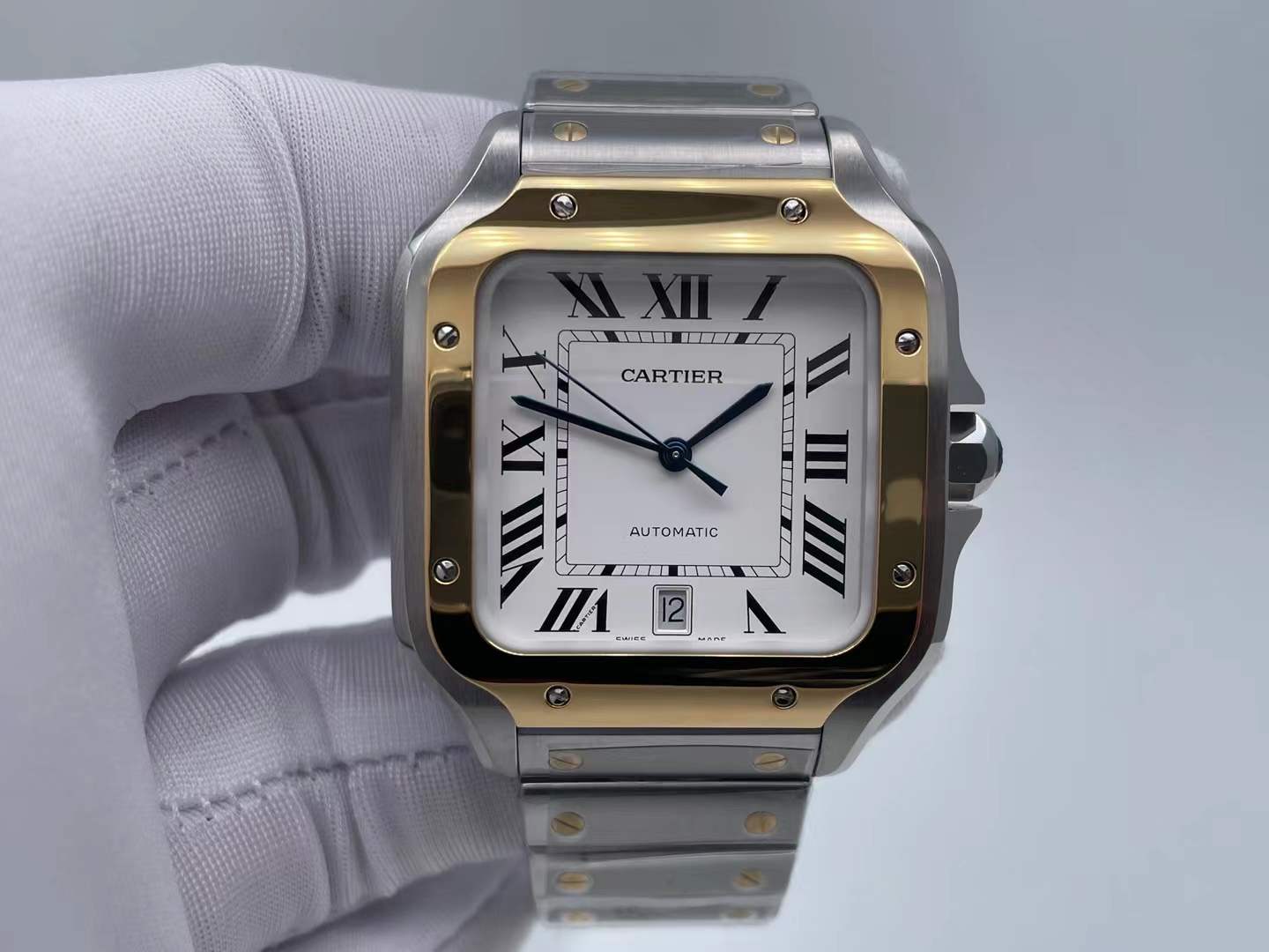 Cartier Santos De Cartier watch gold