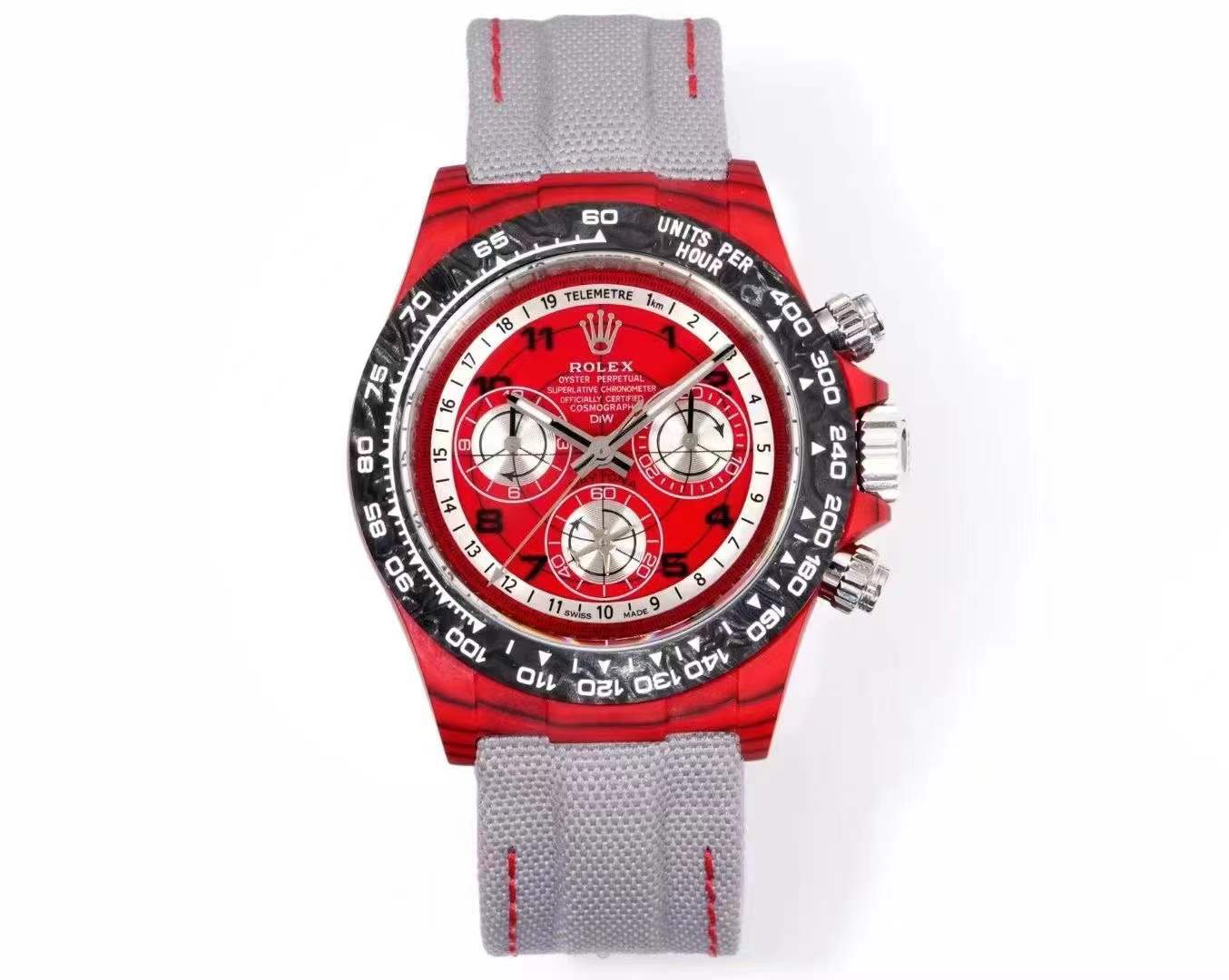 Rolex Daytona "AVIA RED" in quartz fiber