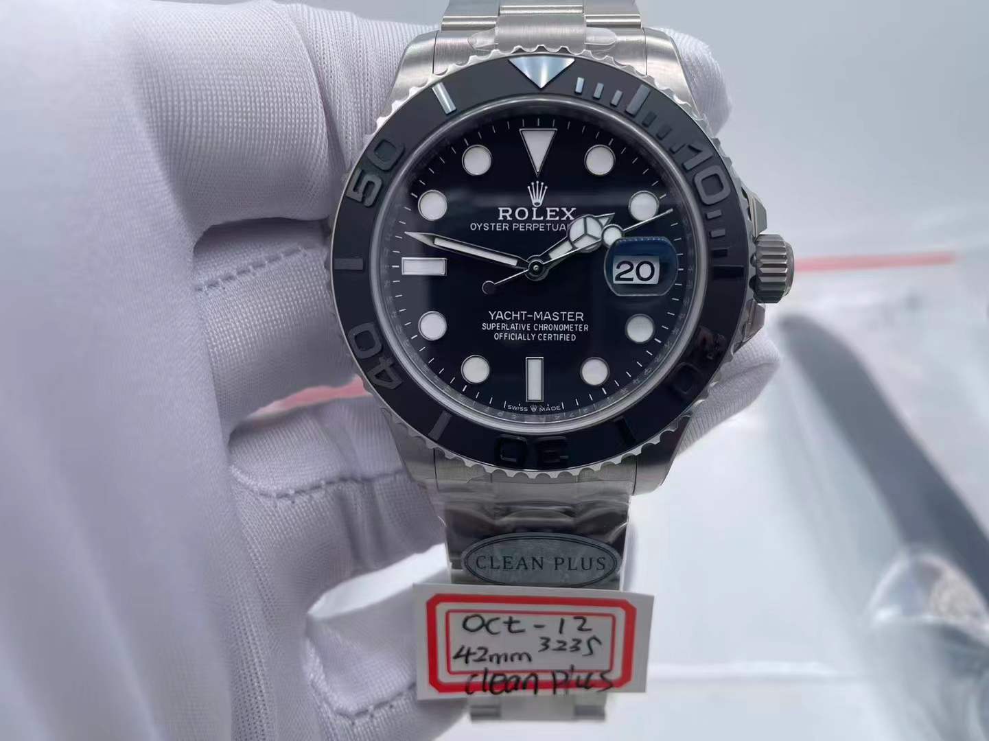 ROLYM270 - YachtMaster 226627 42mm TI/TI Blk Clean Plus DD3235 $588