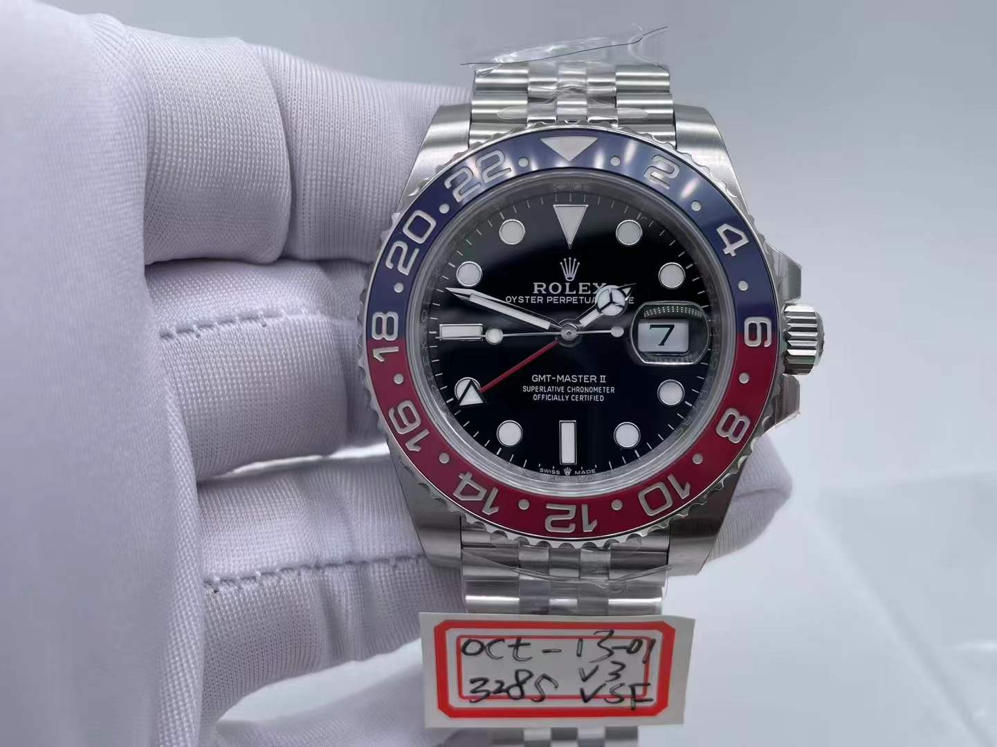 ROLGMT0351 - GMT II 126710BLRO Pepsi Jub SS/SS VSF V3 DD3285 $658