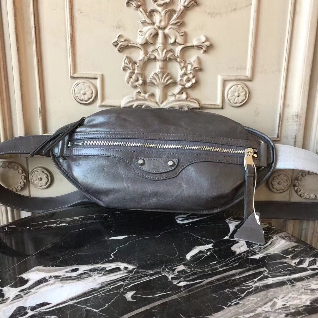 Balenciaga Neo Lift Sling belt bag in black leather