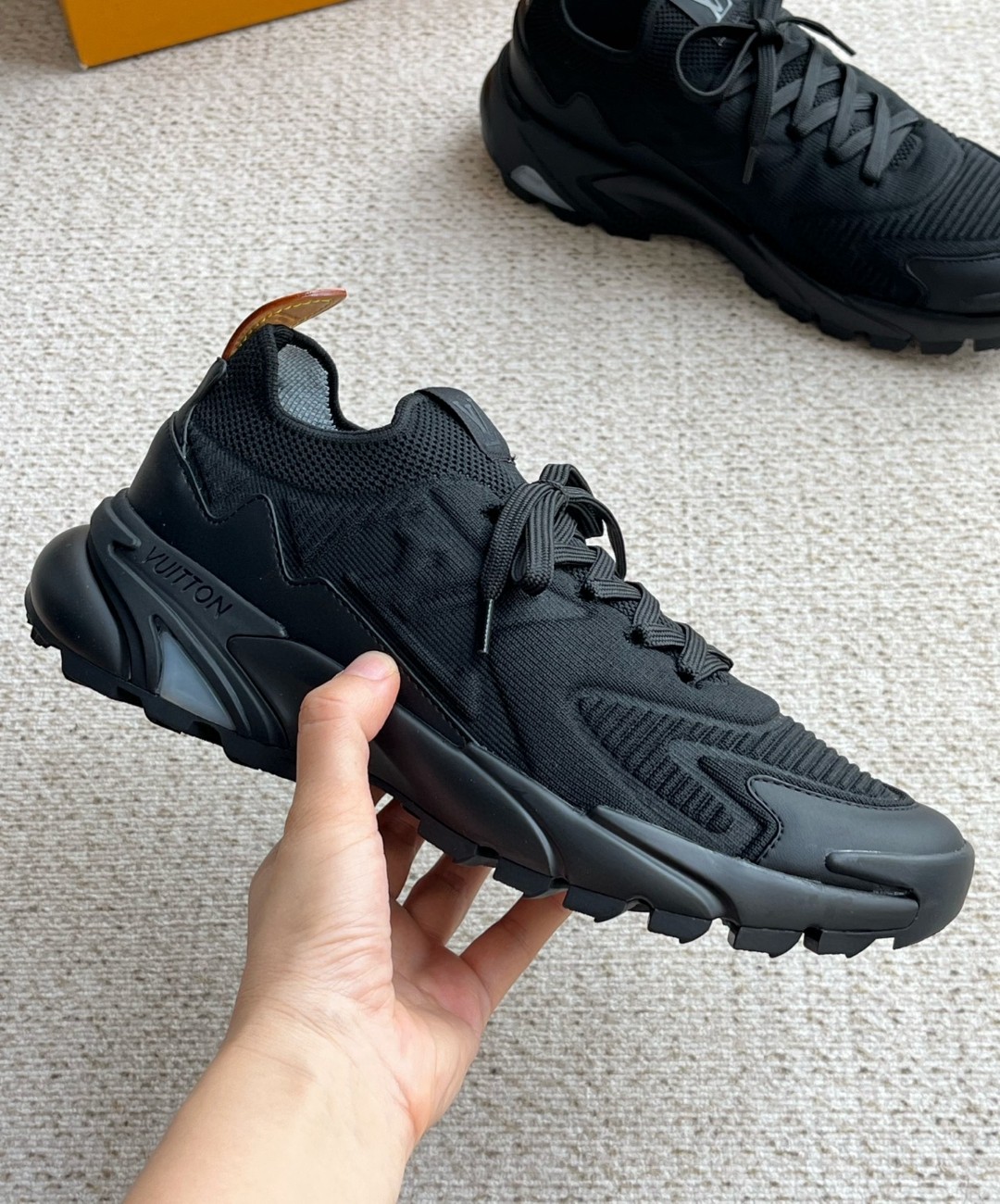 LV Runner Tatic sneaker in black