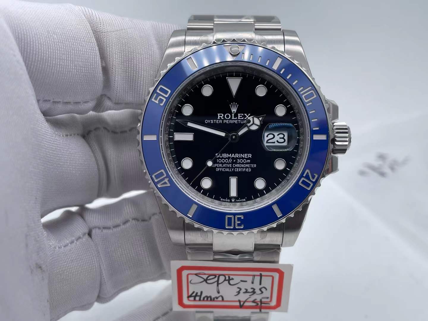 ROLSUB0369 - Submariner 126619LB 41mm 904L SS/SS Blk VSF VS3235 $548