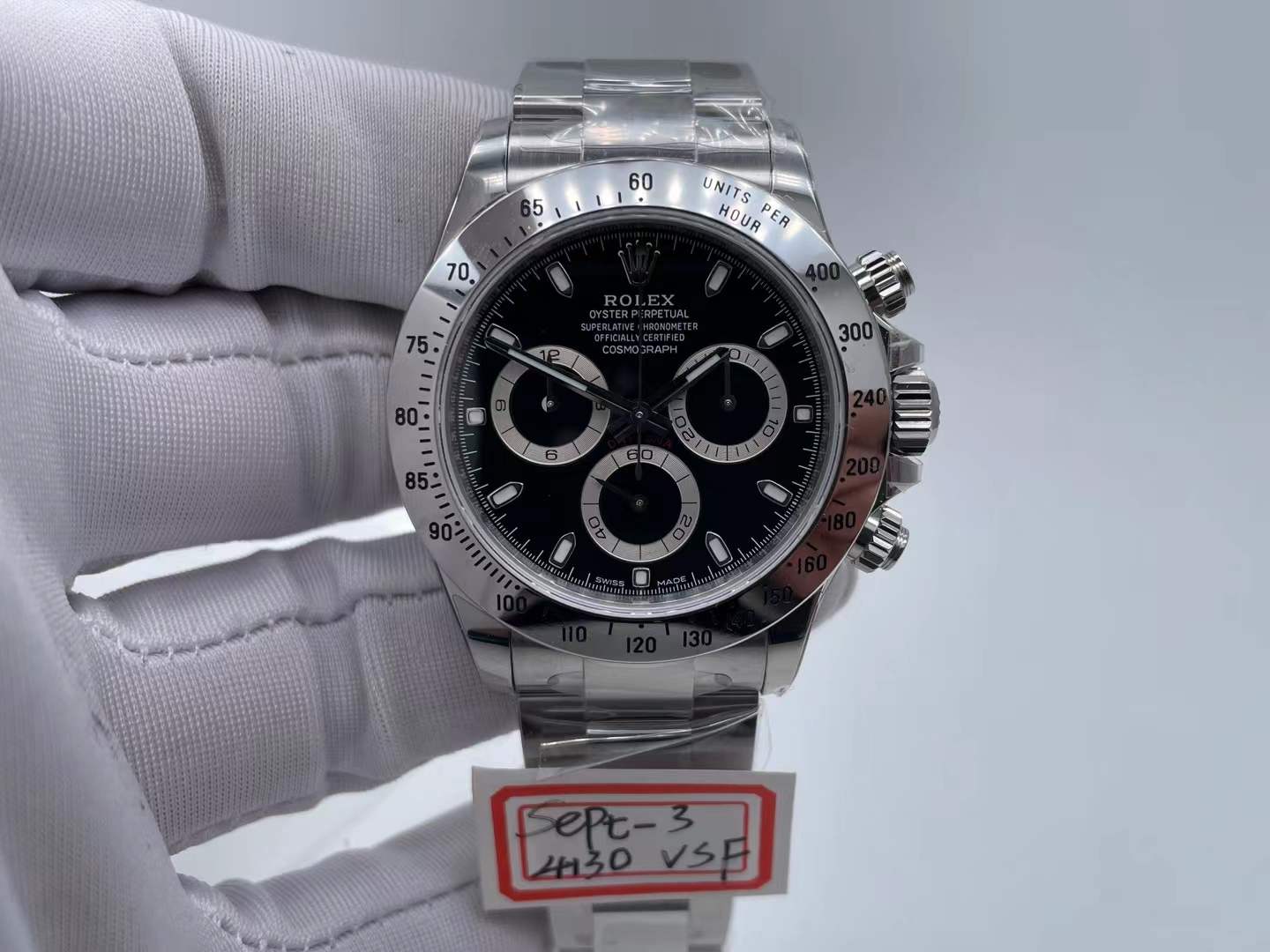 ROLDYT0473G - Daytona 116509 SS/SS Black/Dia KING SH4130 $768.00  $538.00