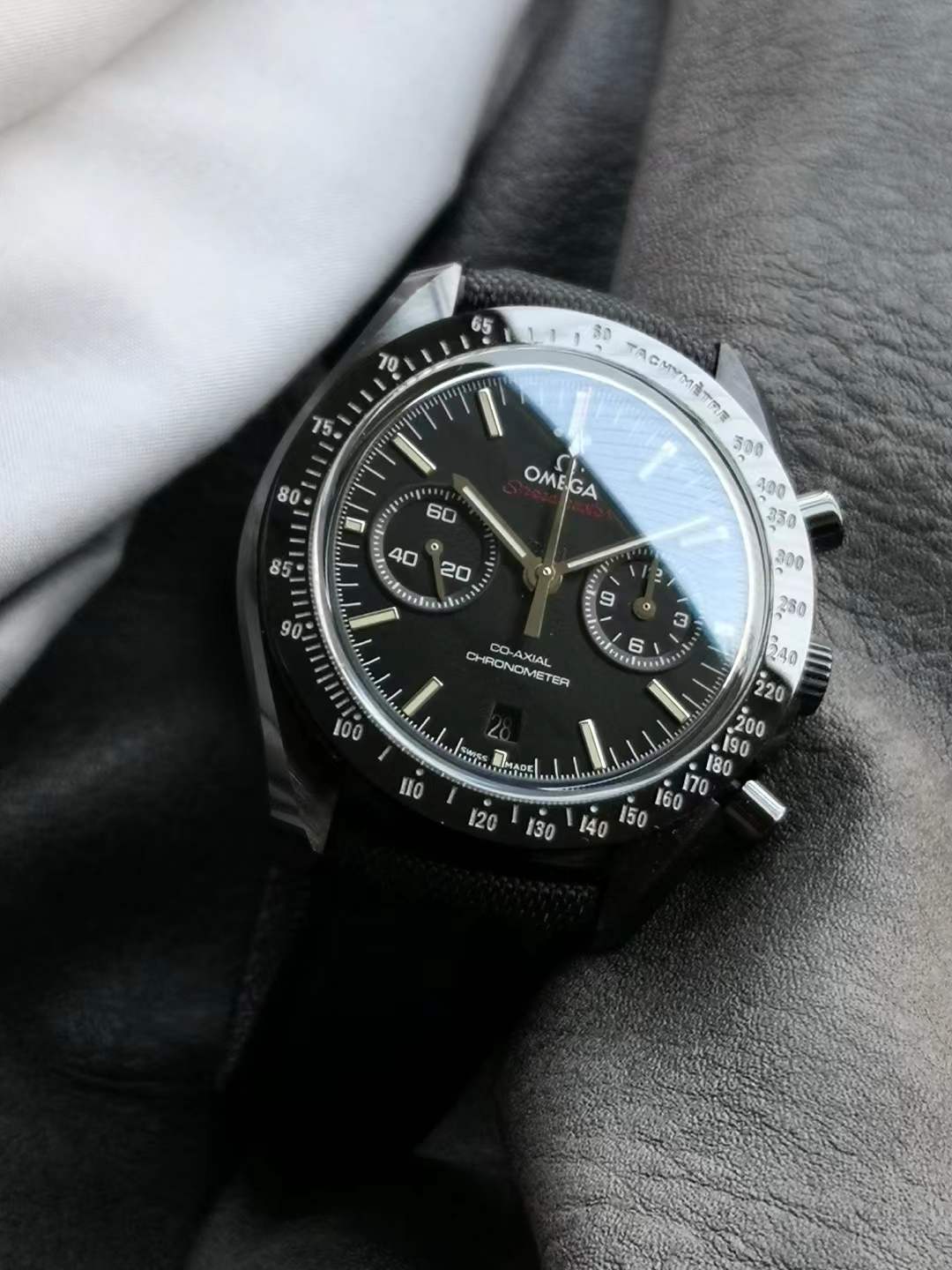 Omega Speedmaster "Dark Side of the Moon" Co-Axial Chronograph watch
