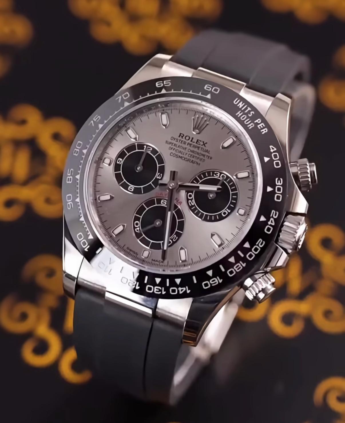 ROLDYT0648A - Daytona 126519 V2 Wt WG/RU Grey/Stk VSF VS4131 $848