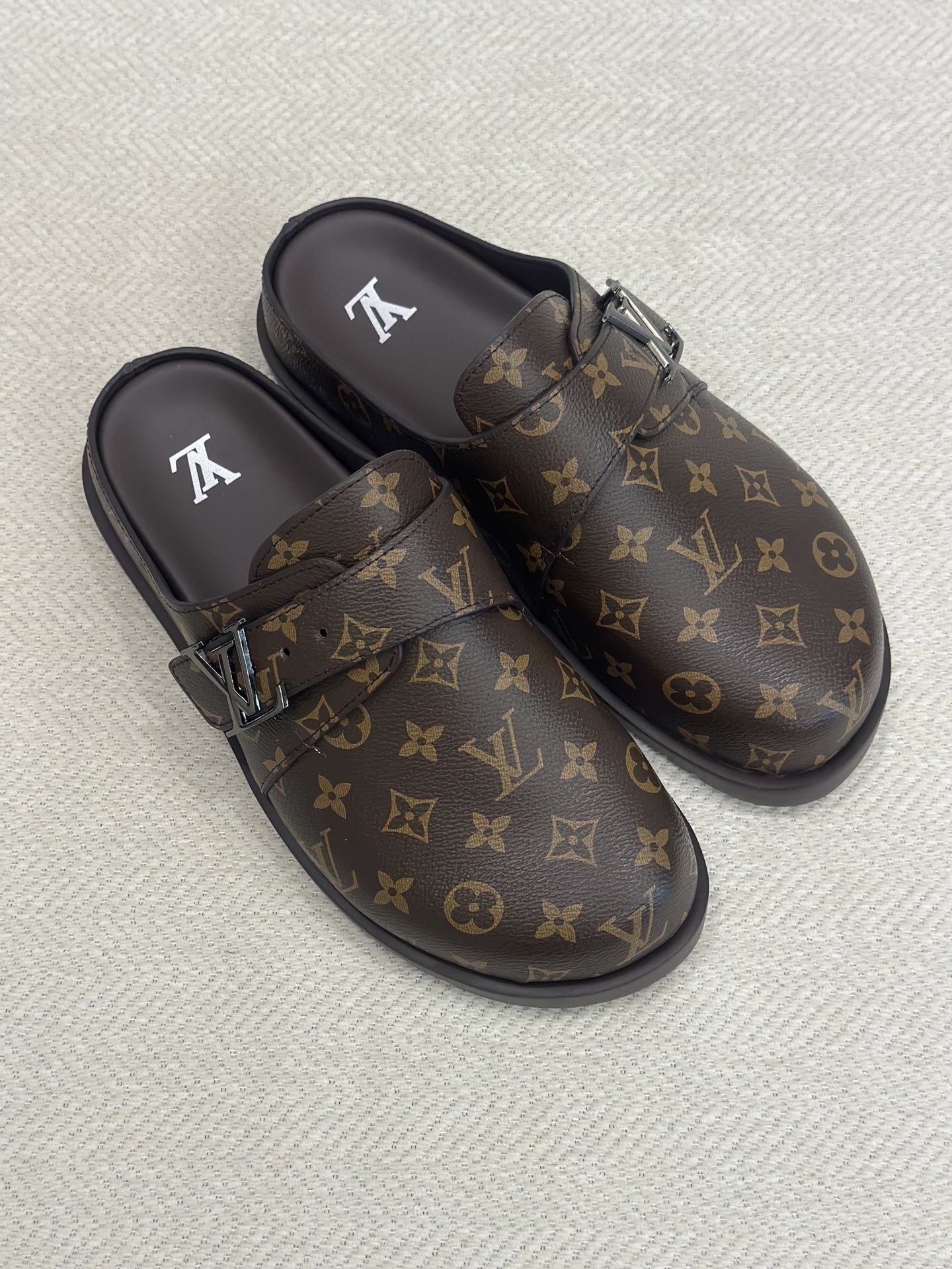 LV Easy Mule in the Monogram pattern