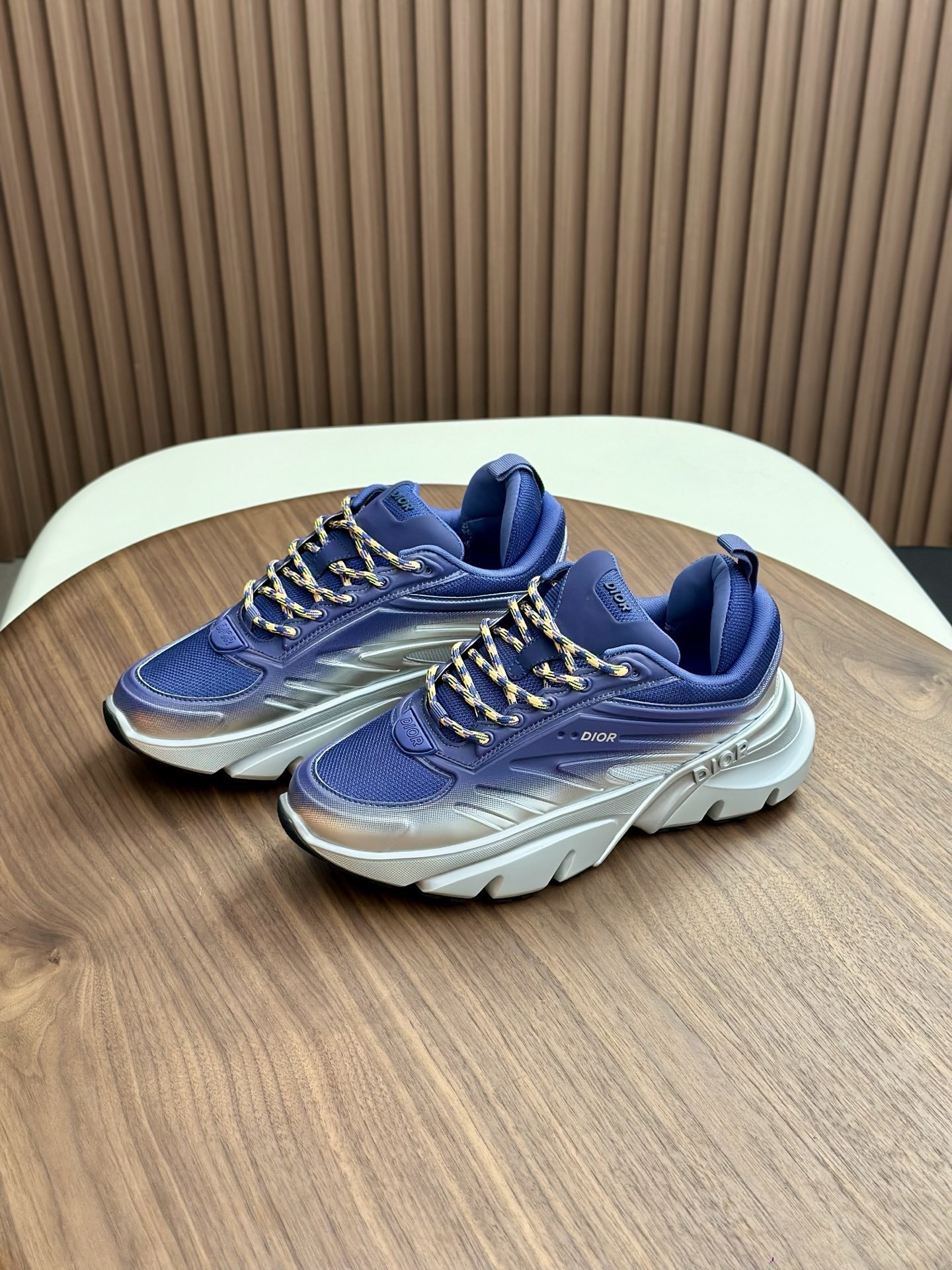 Dior and Lewis Hamilton B44 Blade Sneakers blue