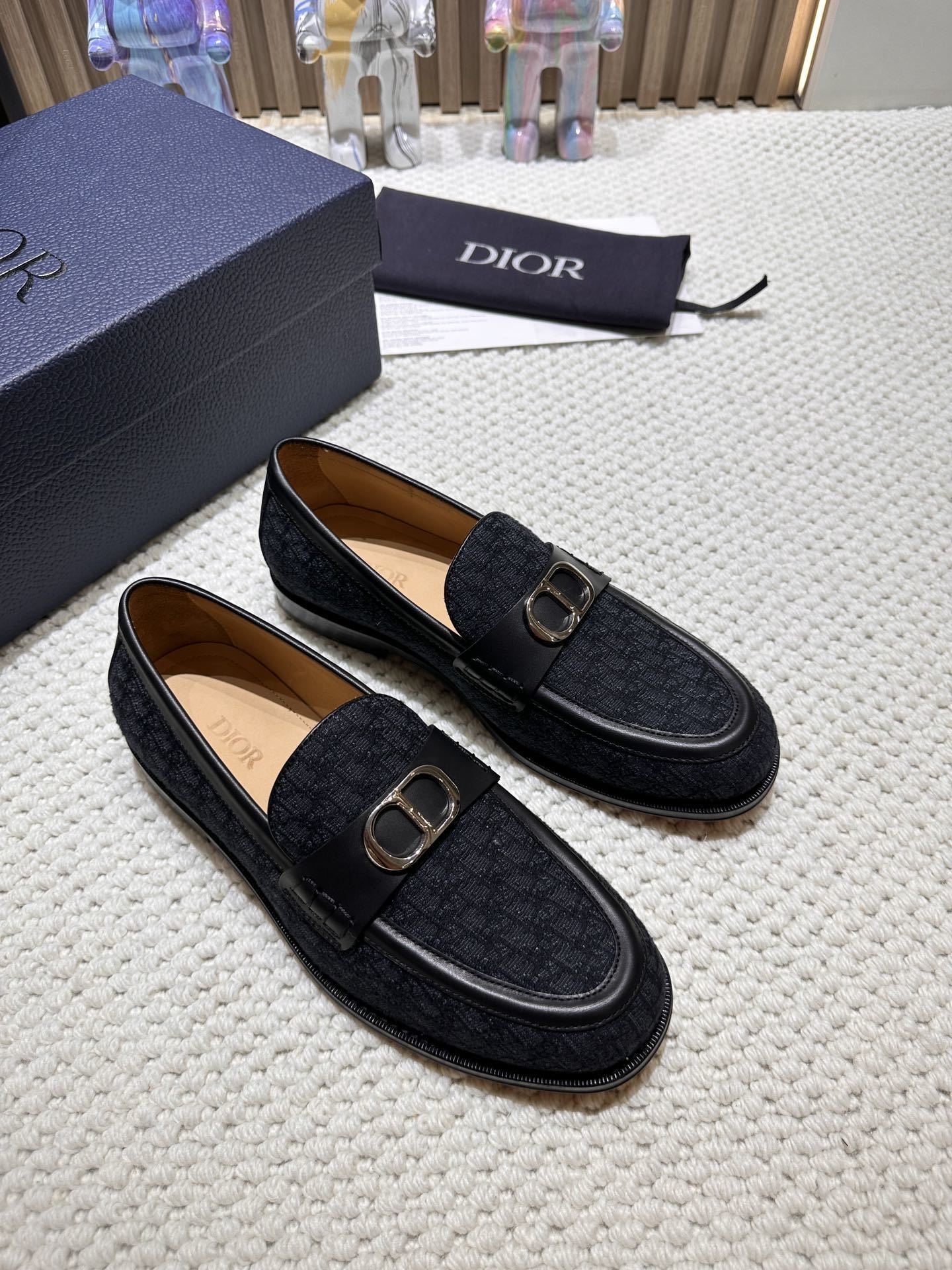 Dior Granville loafers in black