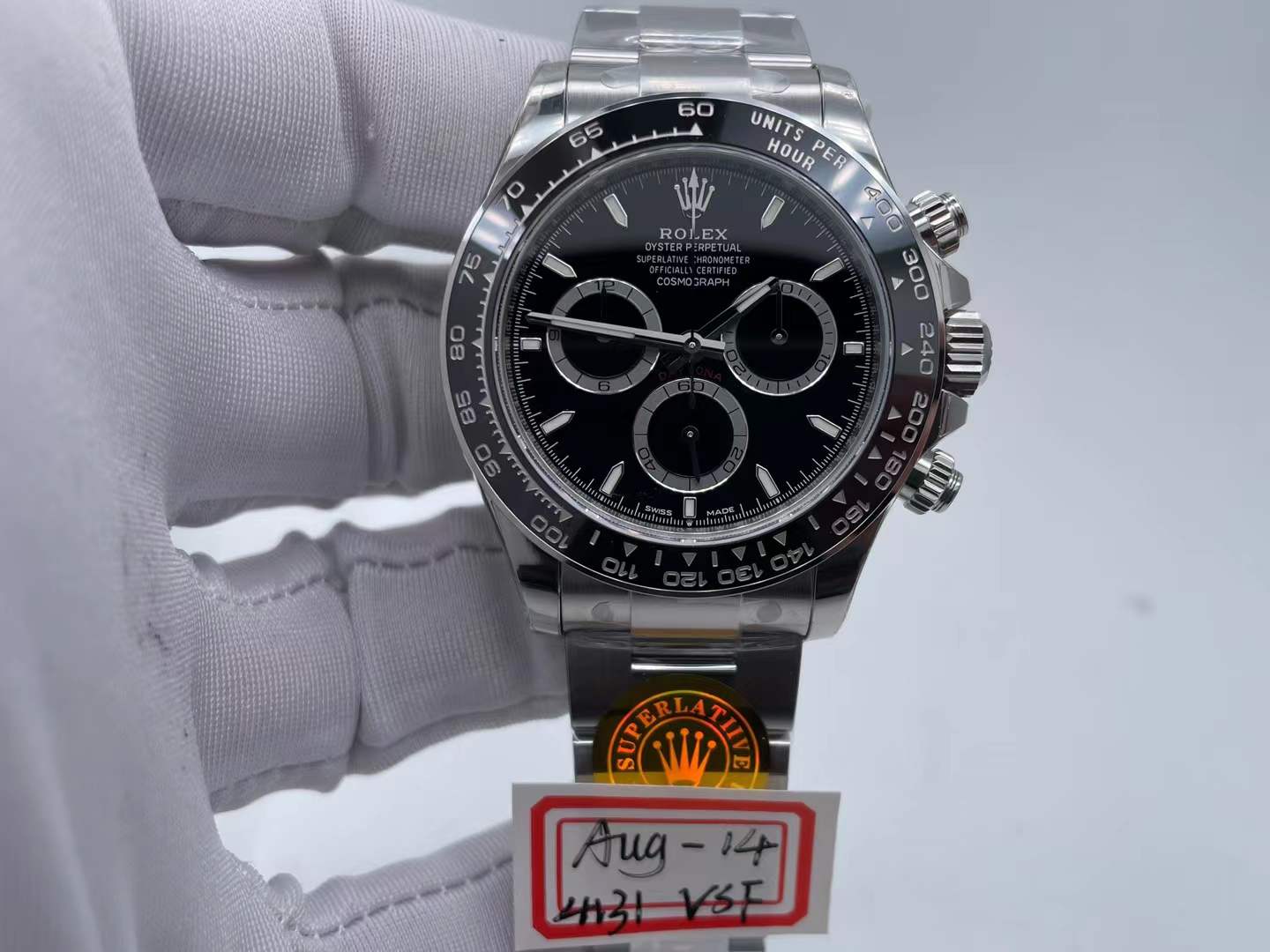 ROLDYT0489B - Daytona 126500 CER SS/SS Black 904L VSF DD4131 $798