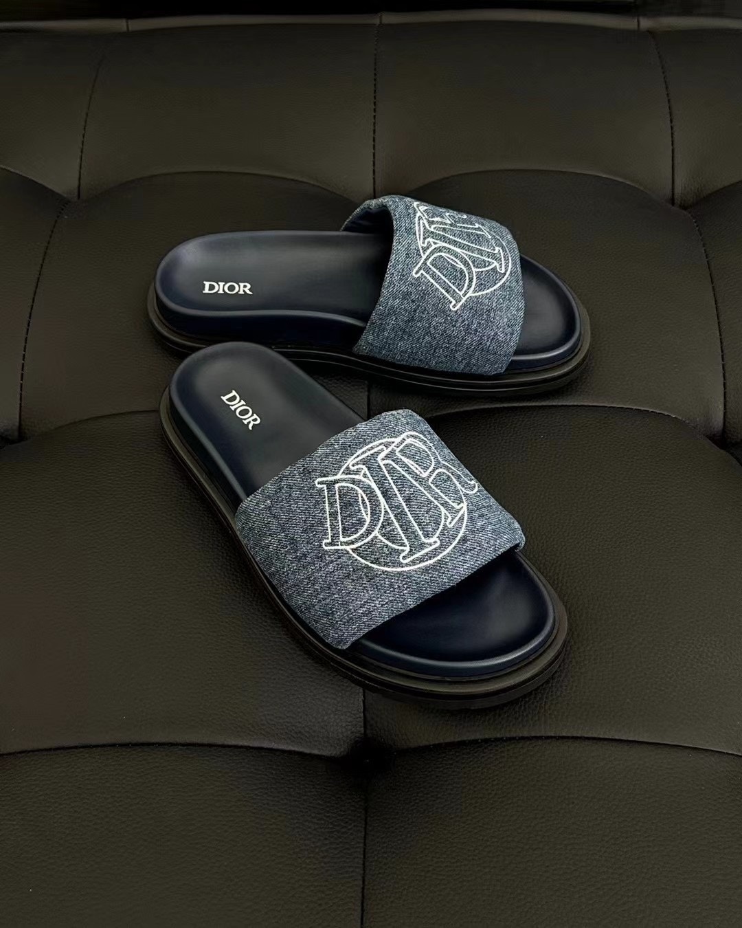 Dior Aqua Sandal in Black