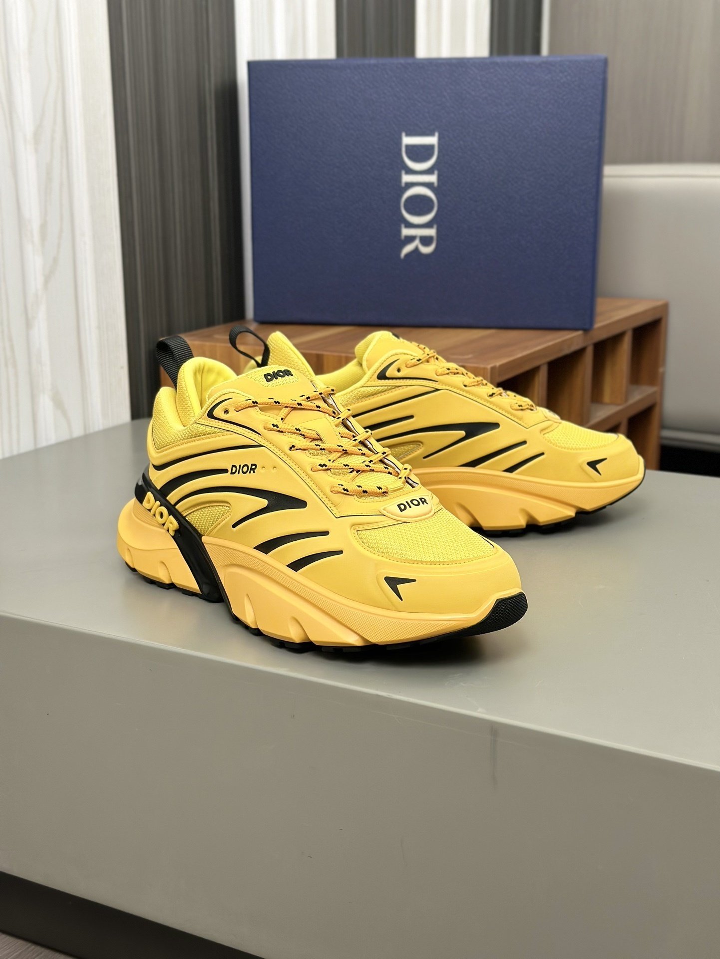 Dior B44 Blade sneaker in yellow