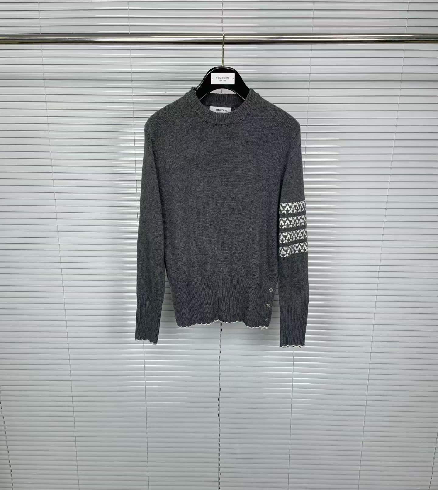 Thom Browne Merino Wool Holiday Hector Pullover.