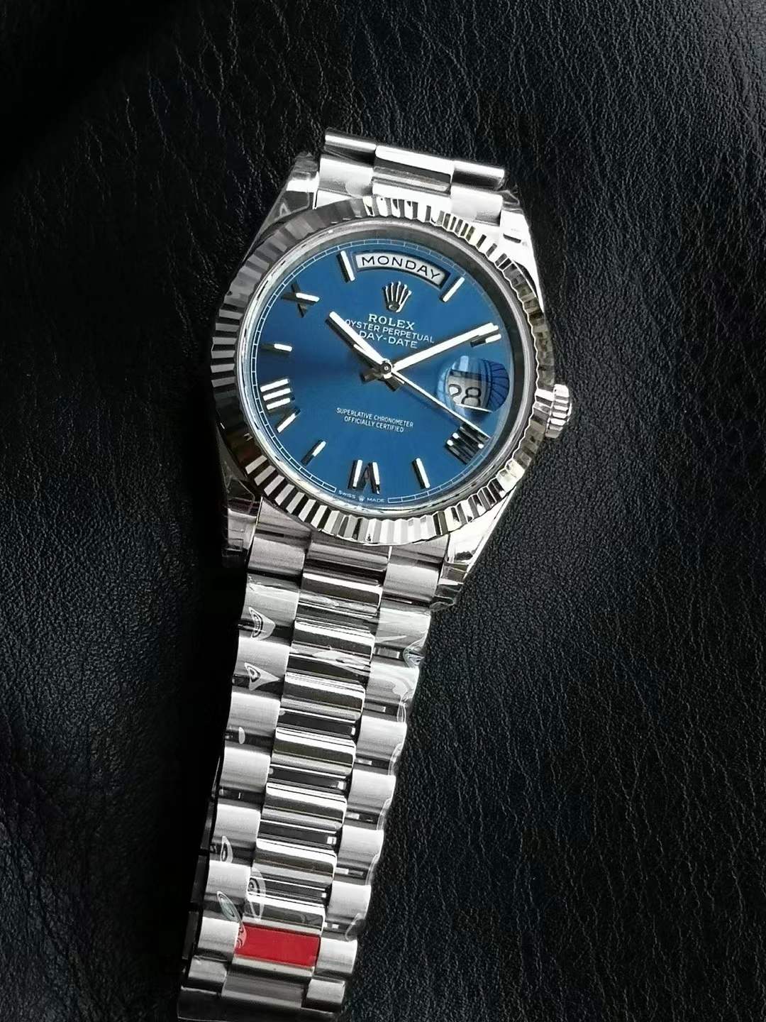 RDD0368B - DayDate 40mm V2 Flt Wt WG/WG Blue/Rm VSF VS3255 $798.00