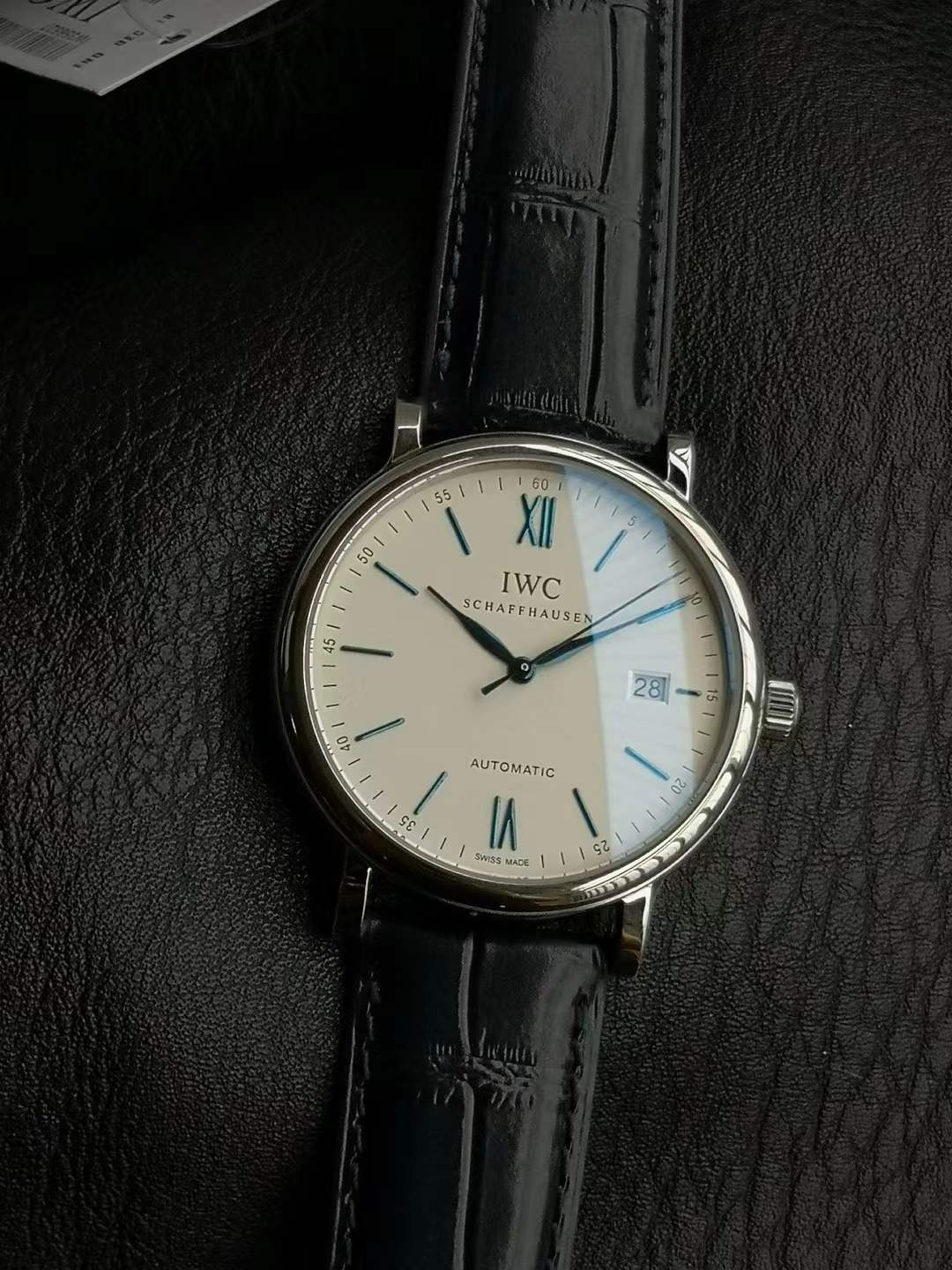 IWC0392 -Portofino Automatic "150 Years" SS/LE White Miyota 9015 $288.00