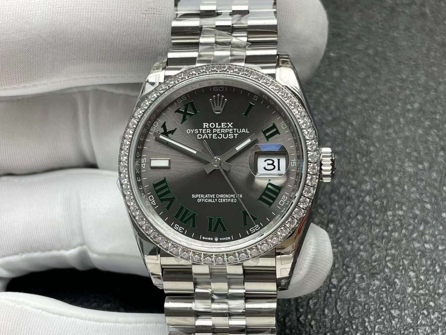 Rolex Datejust 36 in white Rolesor (Oystersteel and white gold)