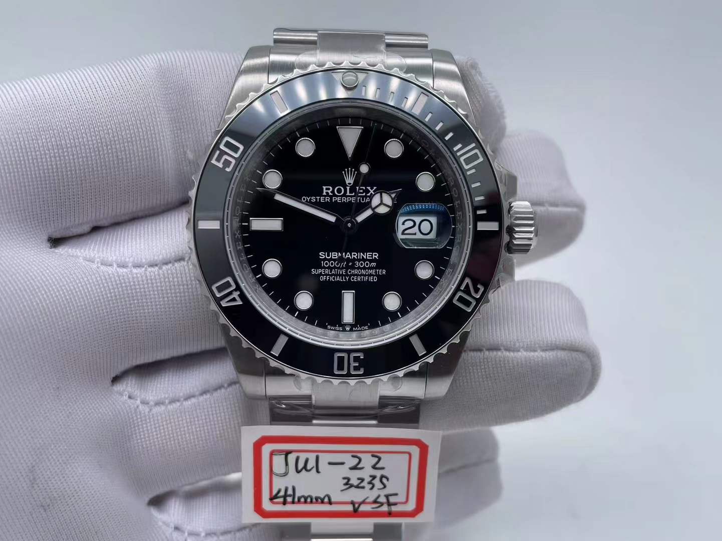 ROLSUB0343A - Submariner 126610LN 41mm 904L SS/SS Blk VSF VS3235 $498