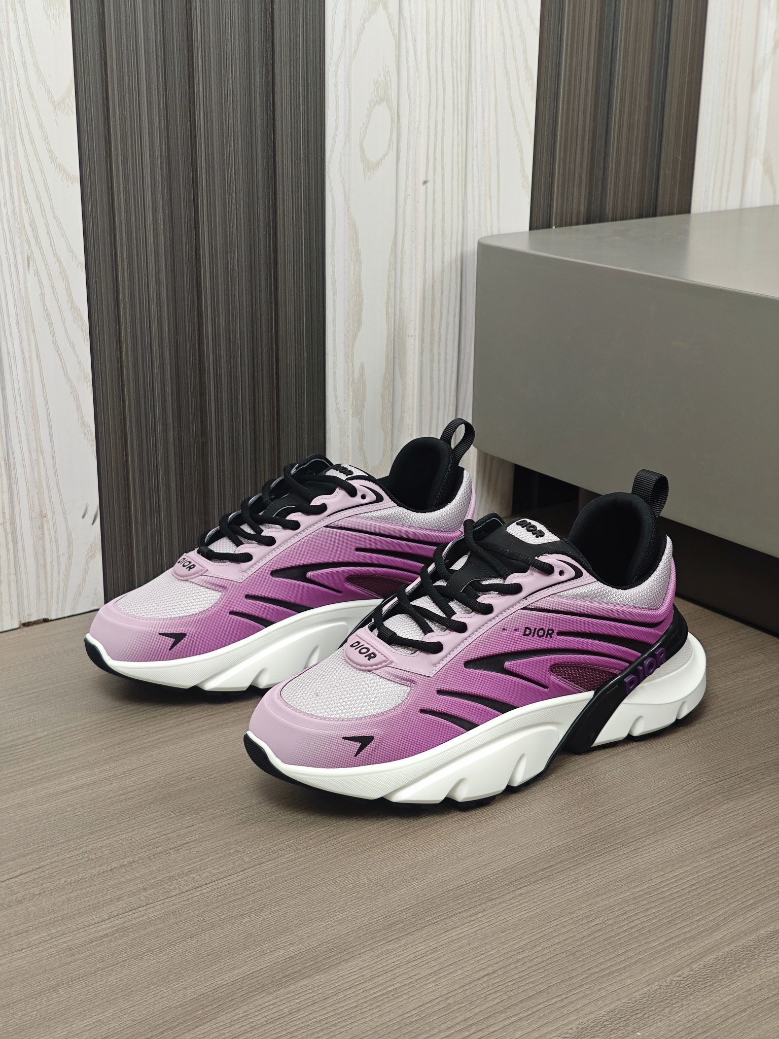 Dior B44 Blade sneakers in a purple gradient colorway