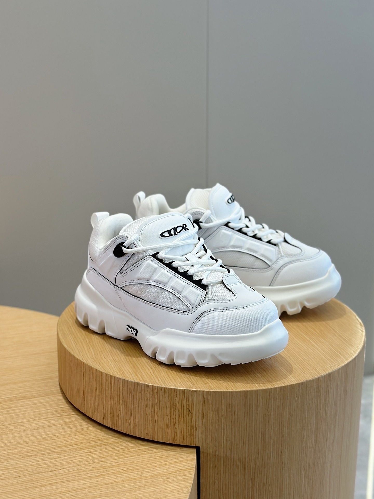 Christian Dior white chunky sneakers