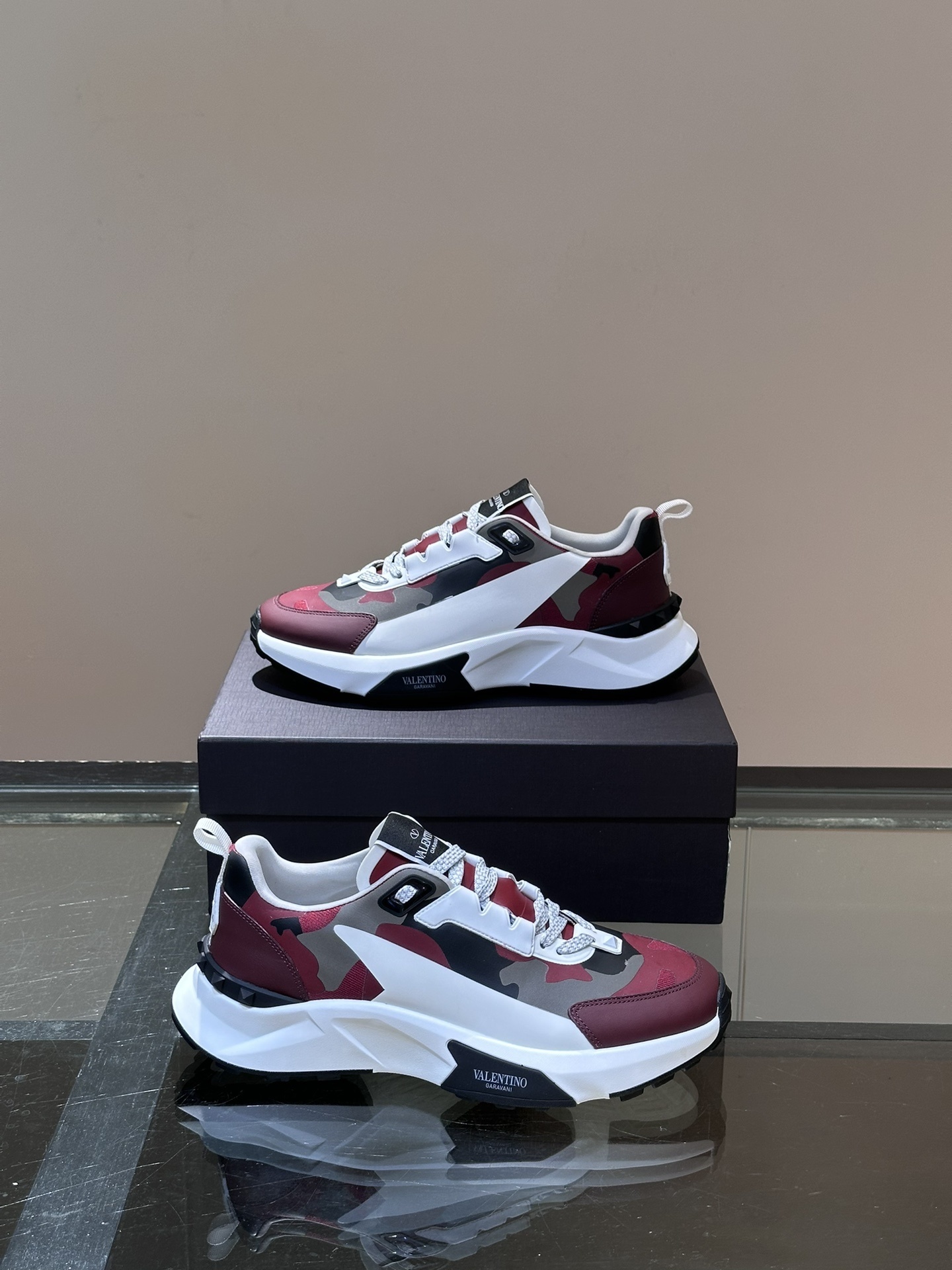 Valentino D-Cage Runner sneakers in a multicolor variant