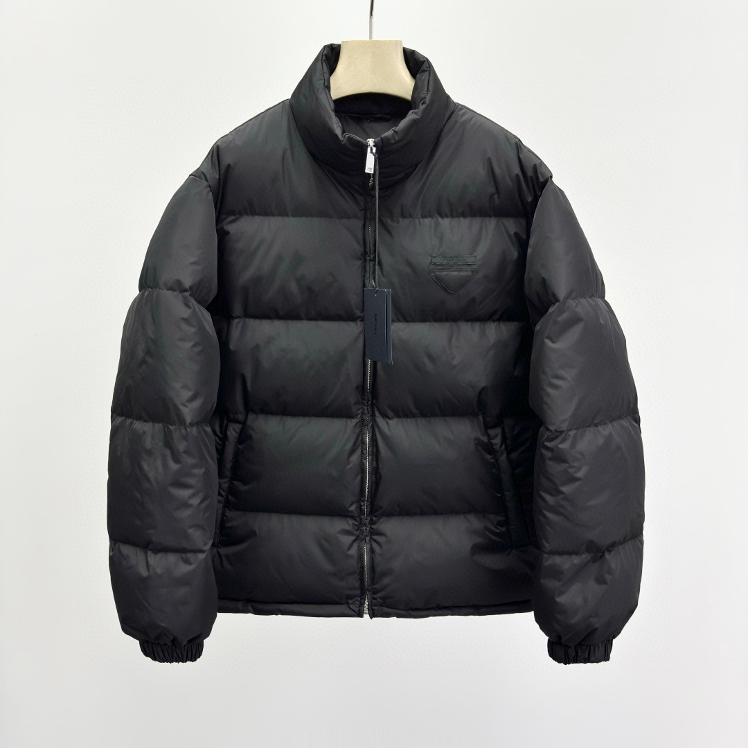 Prada Re-Nylon down jacket in black
