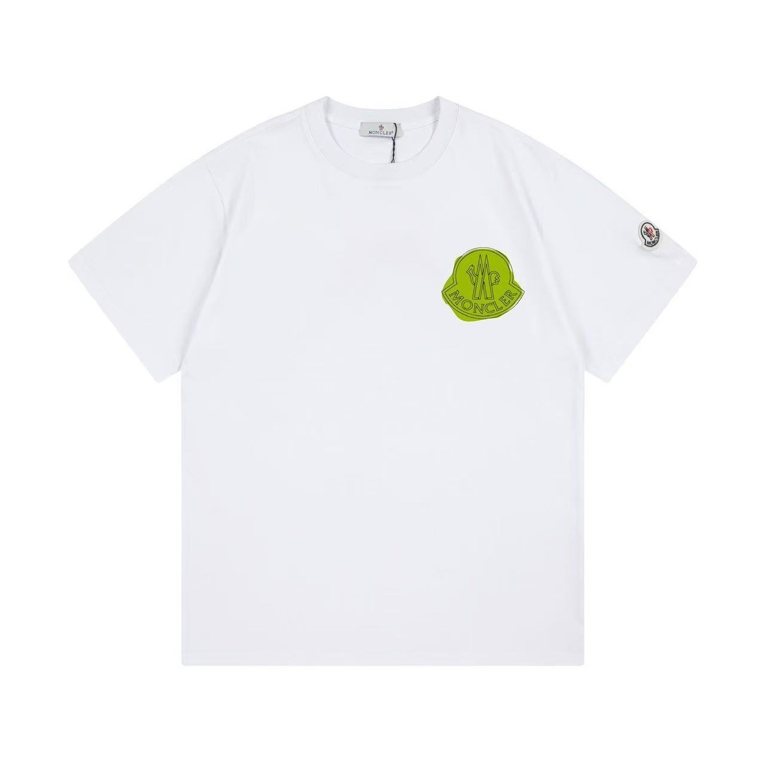 Moncler Enfant cotton logo-print T-shirt in white