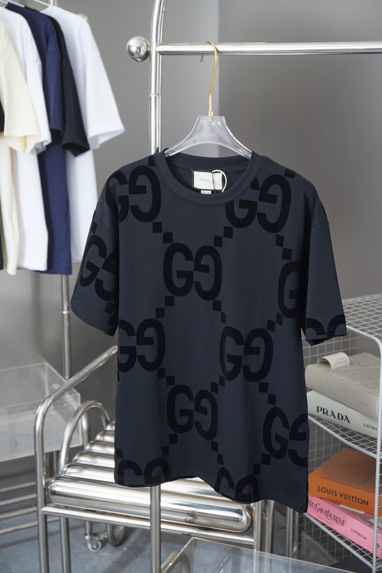 Gucci T-shirt with a large all-over 'GG' logo print
