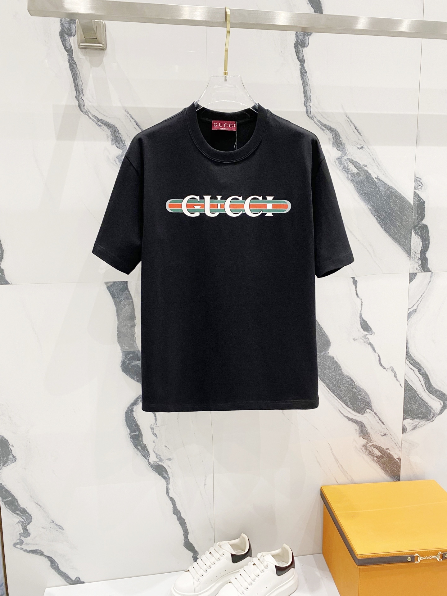 Gucci cotton jersey T-shirt with the Gucci Web print