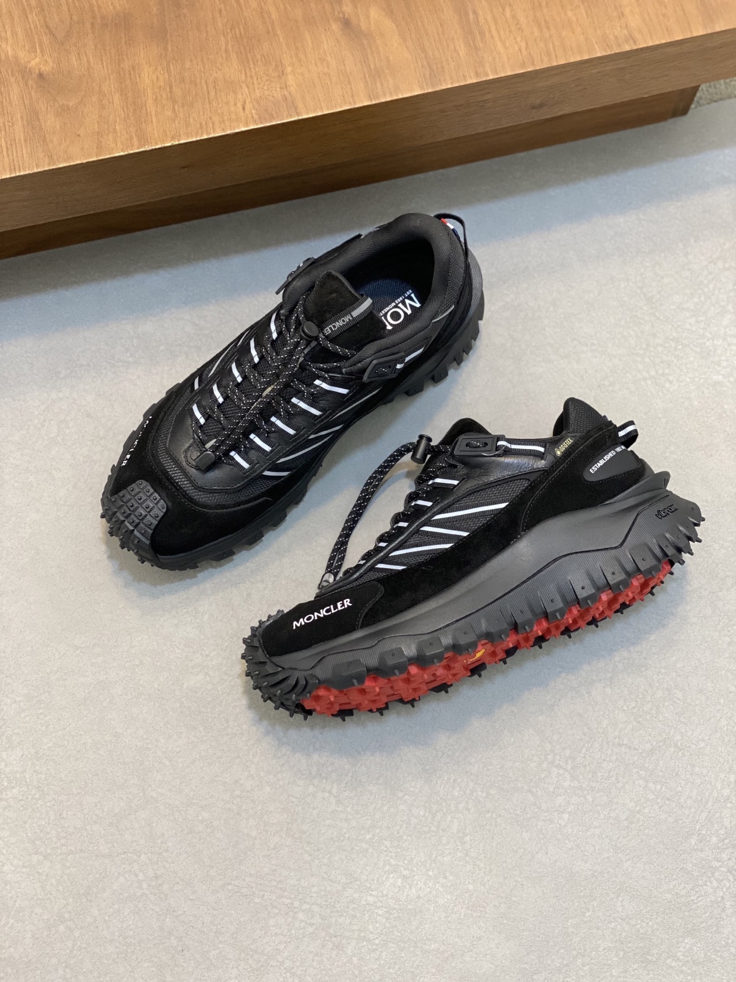 Moncler Trailgrip GTX sneakers in black