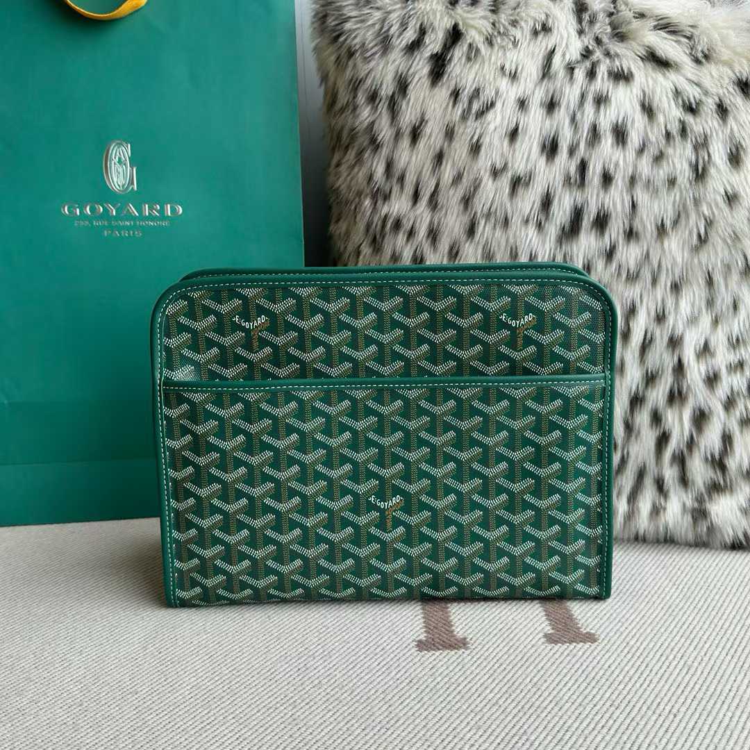 Goyard Jouvence MM toiletry bag in green