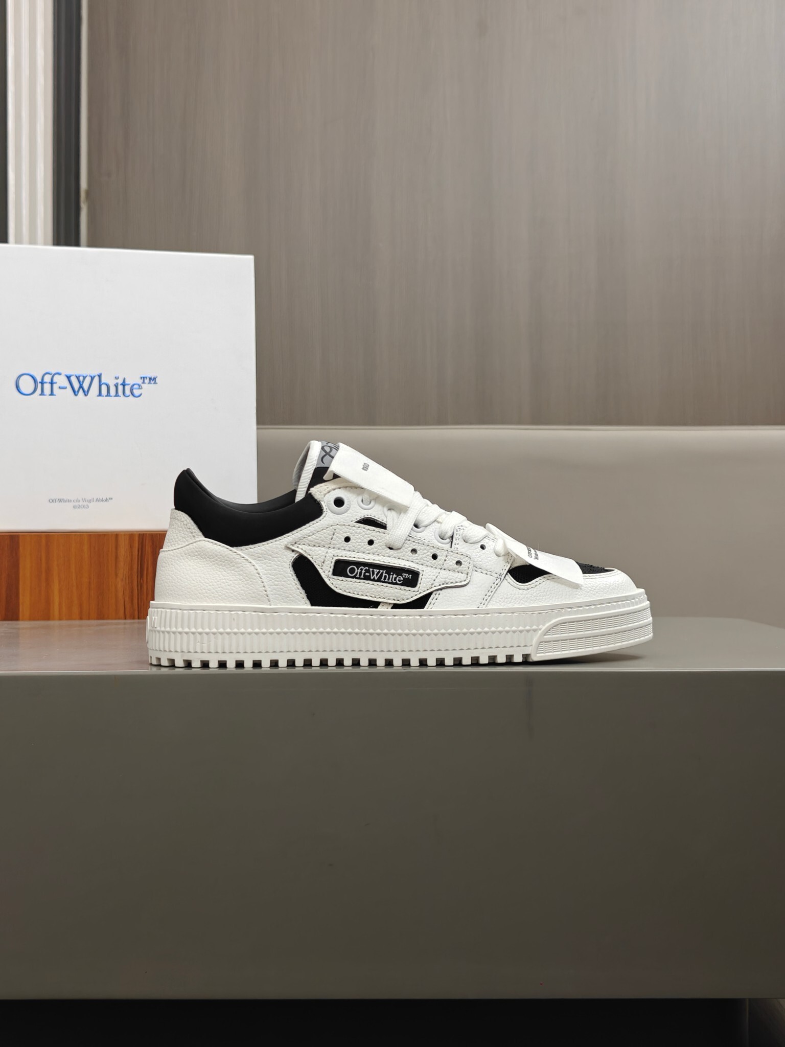Off-White Off-Court 3.0 sneaker in a white and black