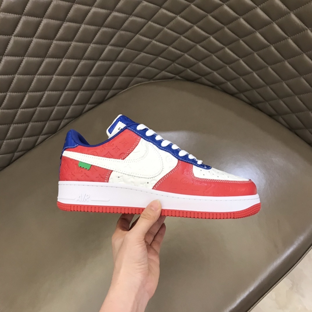 LV x Nike Air Force 1 Low "Virgil Abloh - White/Red" sneaker